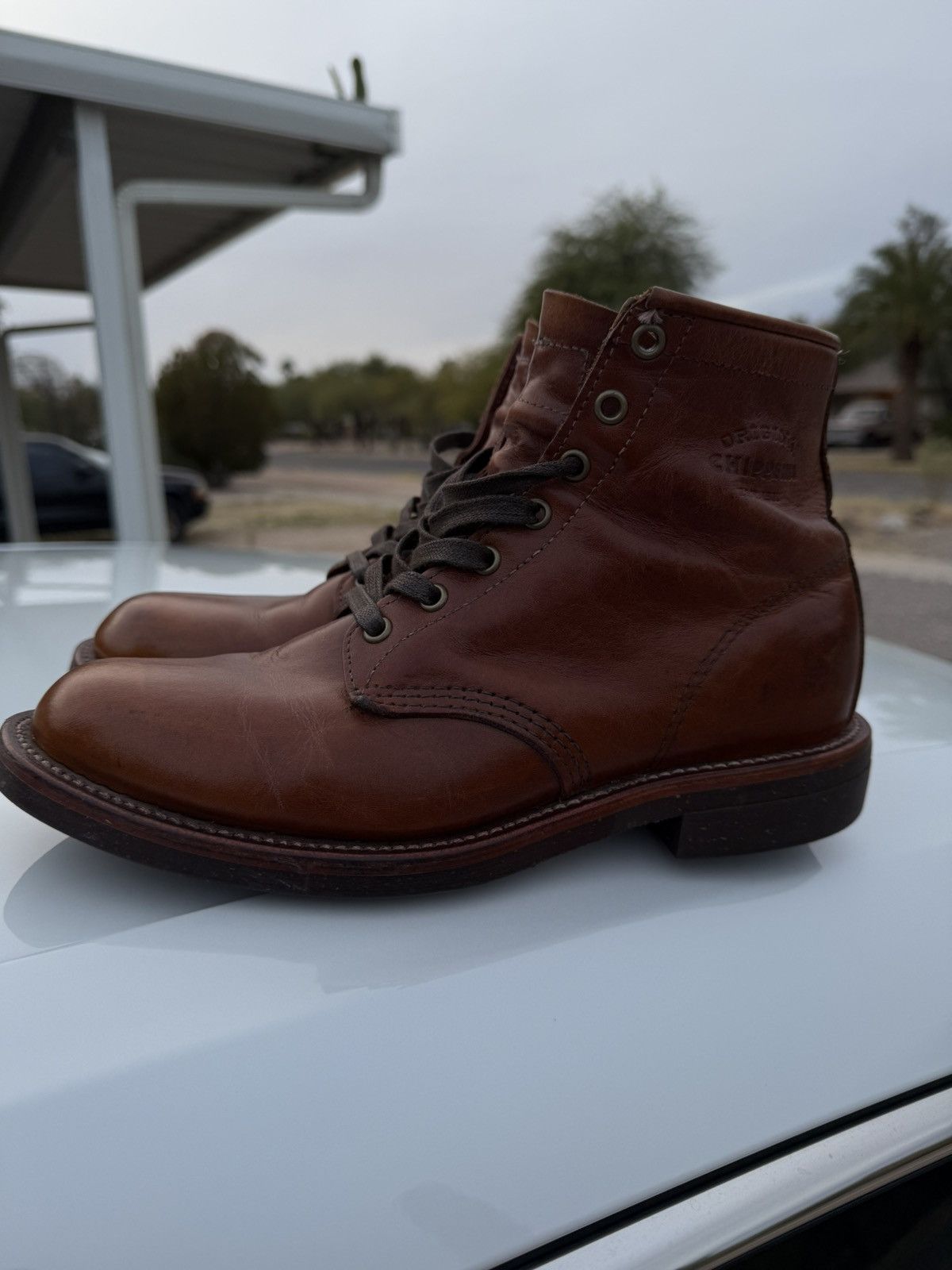 Chippewa Chippewa Aldrich 1901m26 tan leather boots Size US 8 / EU 41 - 4 Thumbnail
