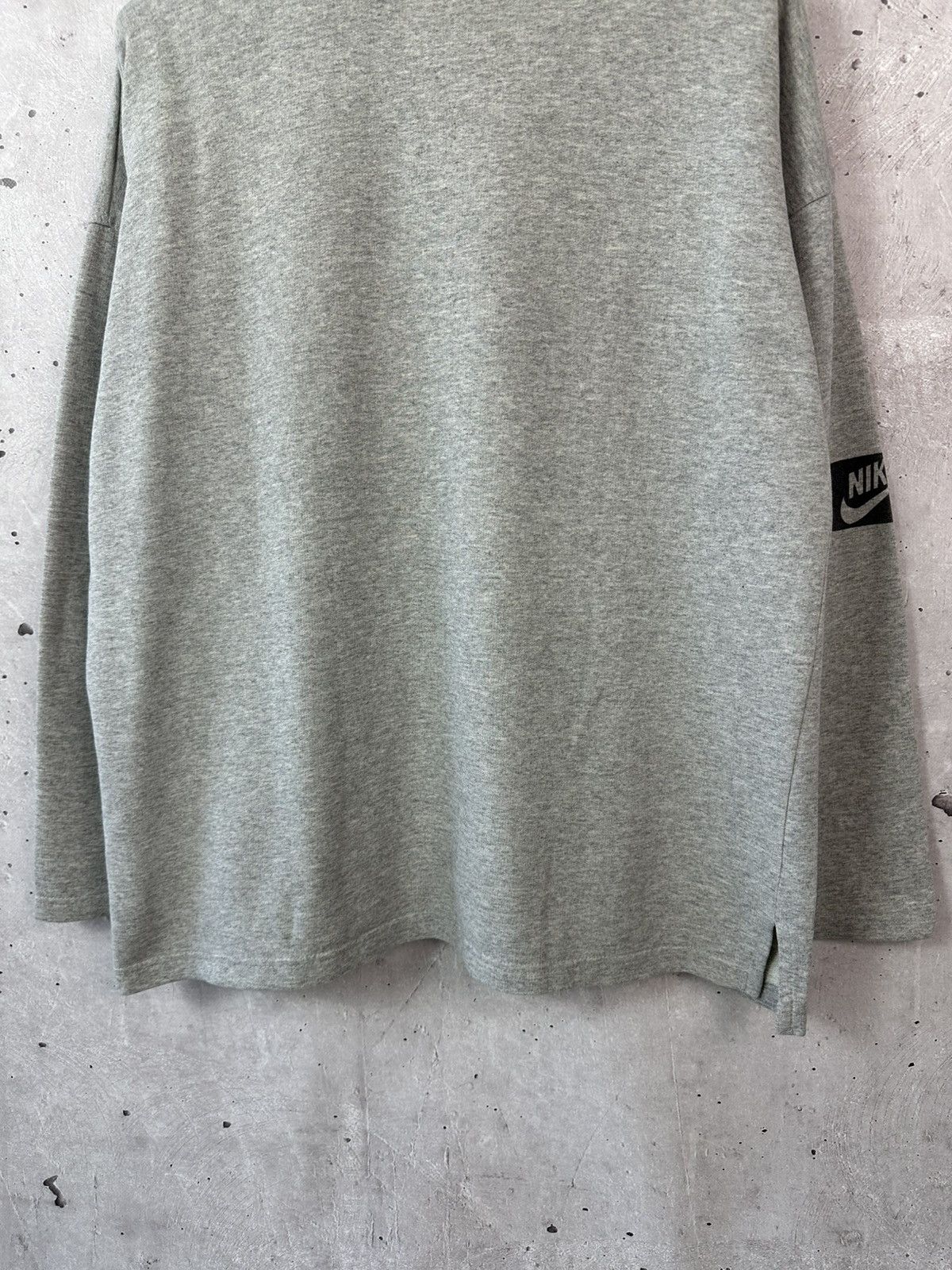 Nike Nike Vintage Swoosh Grey Crew Neck Cotton Sweatshirt Size US XL / EU 56 / 4 - 8 Thumbnail