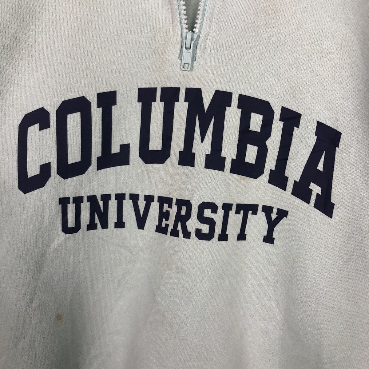 Japanese Brand 📌Vintage Half Zipper Sweater Columbia University X GU Japan Size US L / EU 52-54 / 3 - 15 Thumbnail