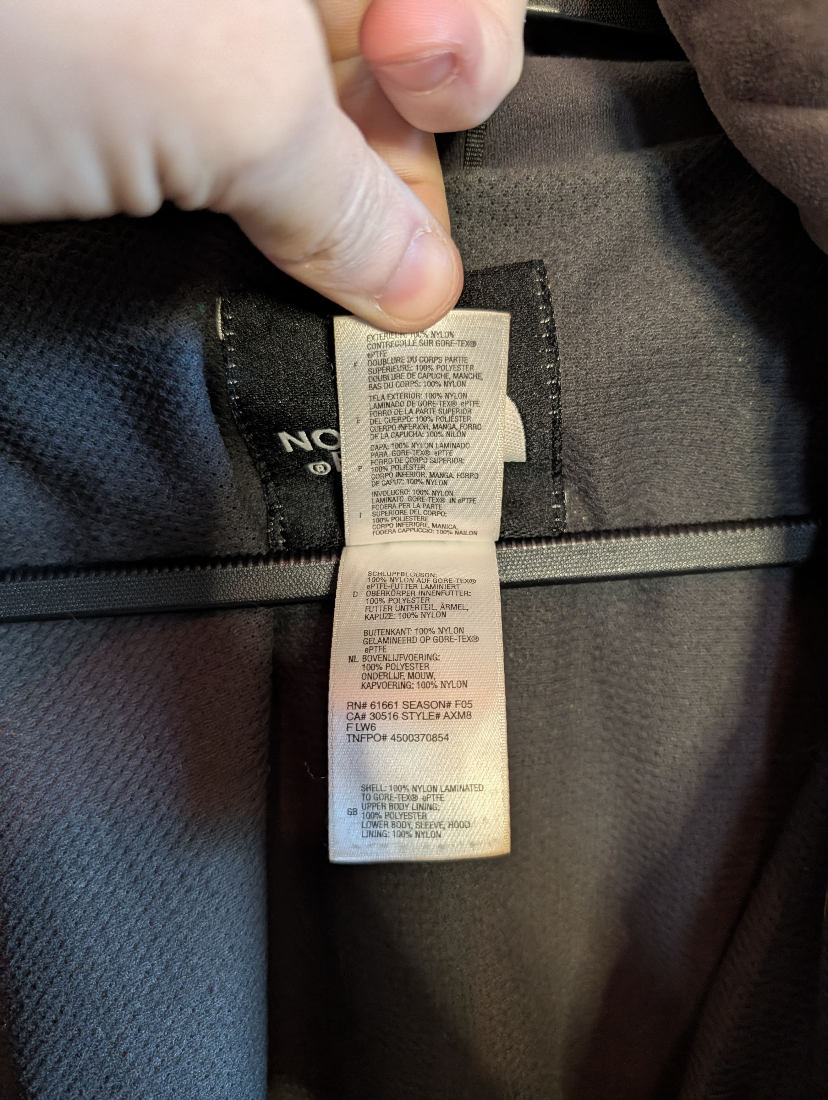The North Face GORE TEX Orange 2005 Zip-Up Parka Coat Nylon Shell Size US XL / EU 56 / 4 - 11 Thumbnail