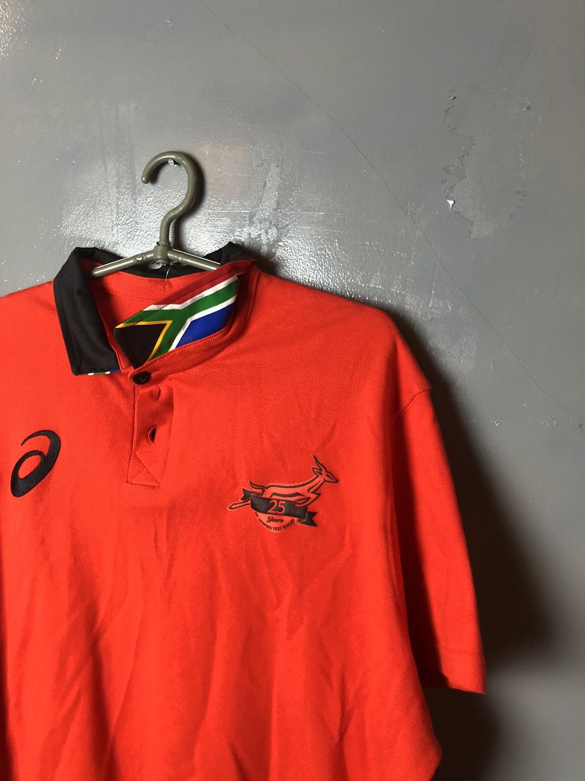 Asics Men’s polo soccer rugby ASICS size Xl Africa Size US XL / EU 56 / 4 - 2 Thumbnail