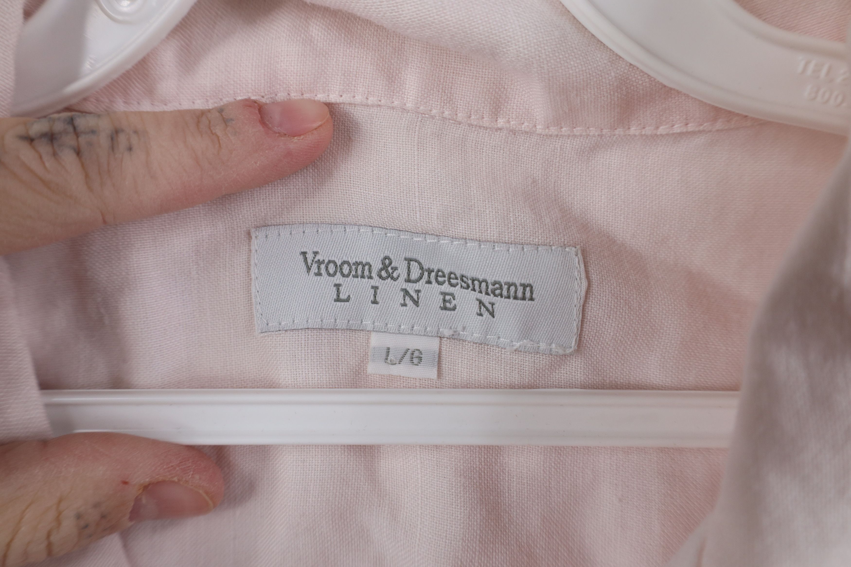 Vintage Vintage Y2K Rockabilly Looped Collar Camp Button Shirt Pink Size US L / EU 52-54 / 3 - 5 Thumbnail