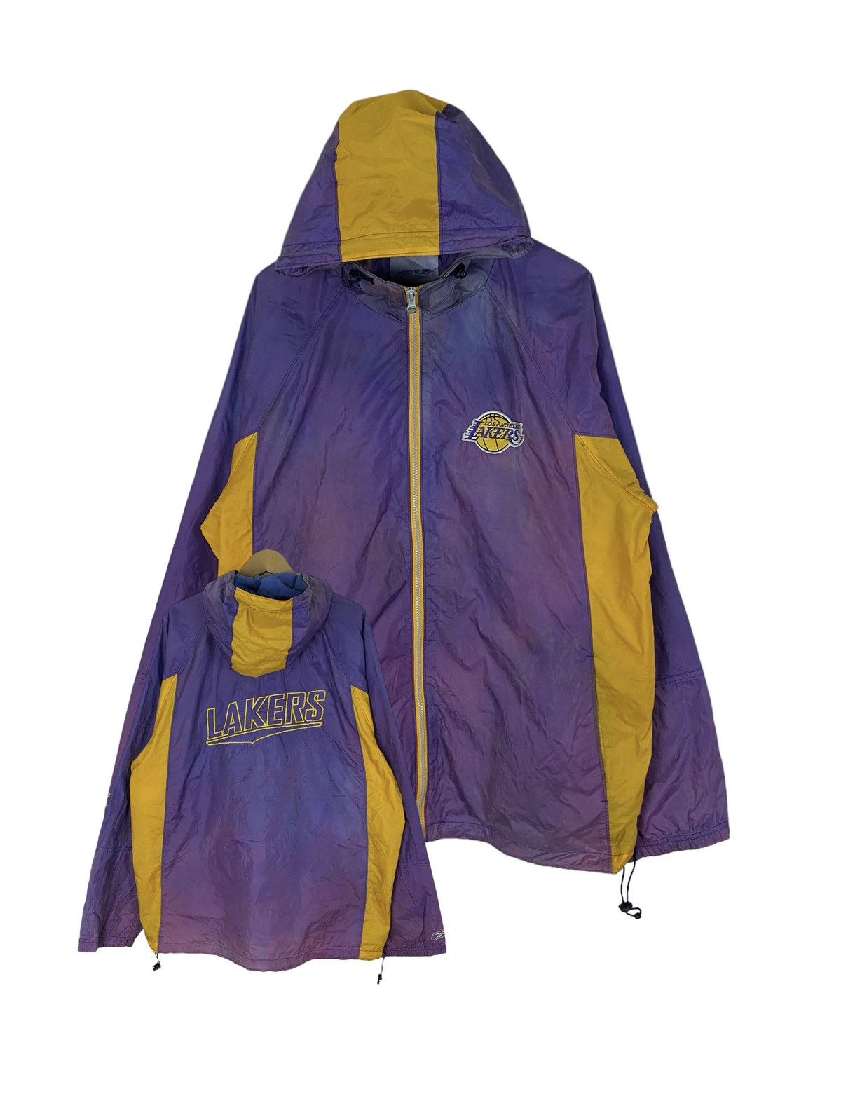 NBA × Reebok Vintage Reebok L.A Lakers Winbreaker Jacket Size US L / EU 52-54 / 3 - 1 Thumbnail