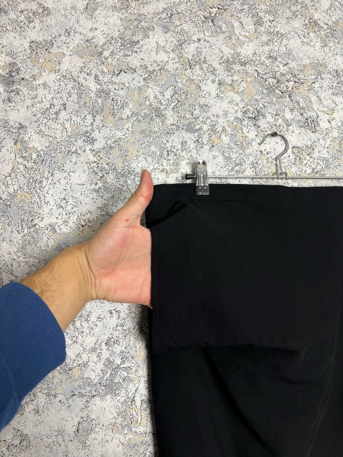 Ann Demeulemeester Ann Demeulemeester Skirt Black 100% Wool Slouchy Pockets 42 Size 28" / US 6 / IT 42 - 3 Thumbnail
