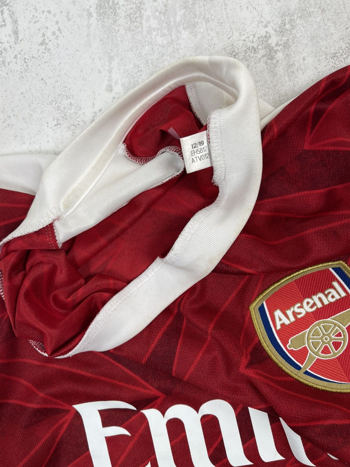 Adidas Arsenal 20/21 Home Jersey Art Deco Pattern AEROREADY Tech Size US L / EU 52-54 / 3 - 9 Thumbnail