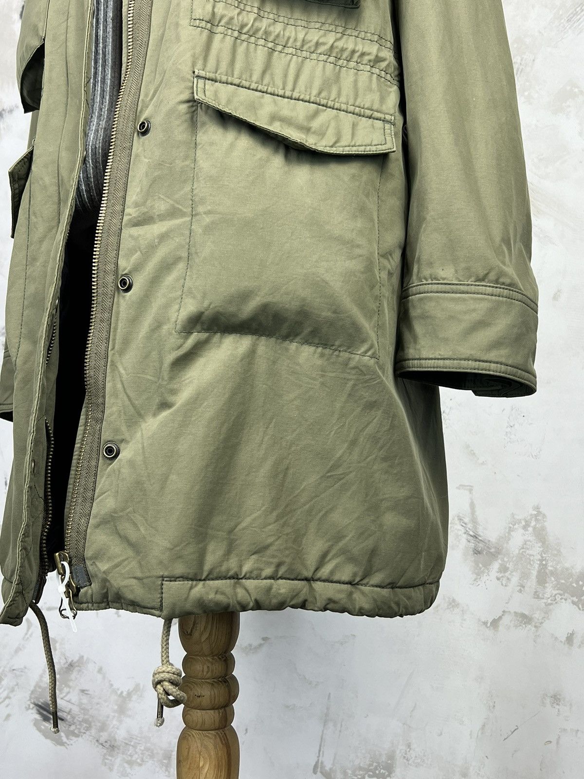 Diesel Vintage Diesel Hooded Parka Jacket Size M - L Size L / US 10 / IT 46 - 6 Thumbnail