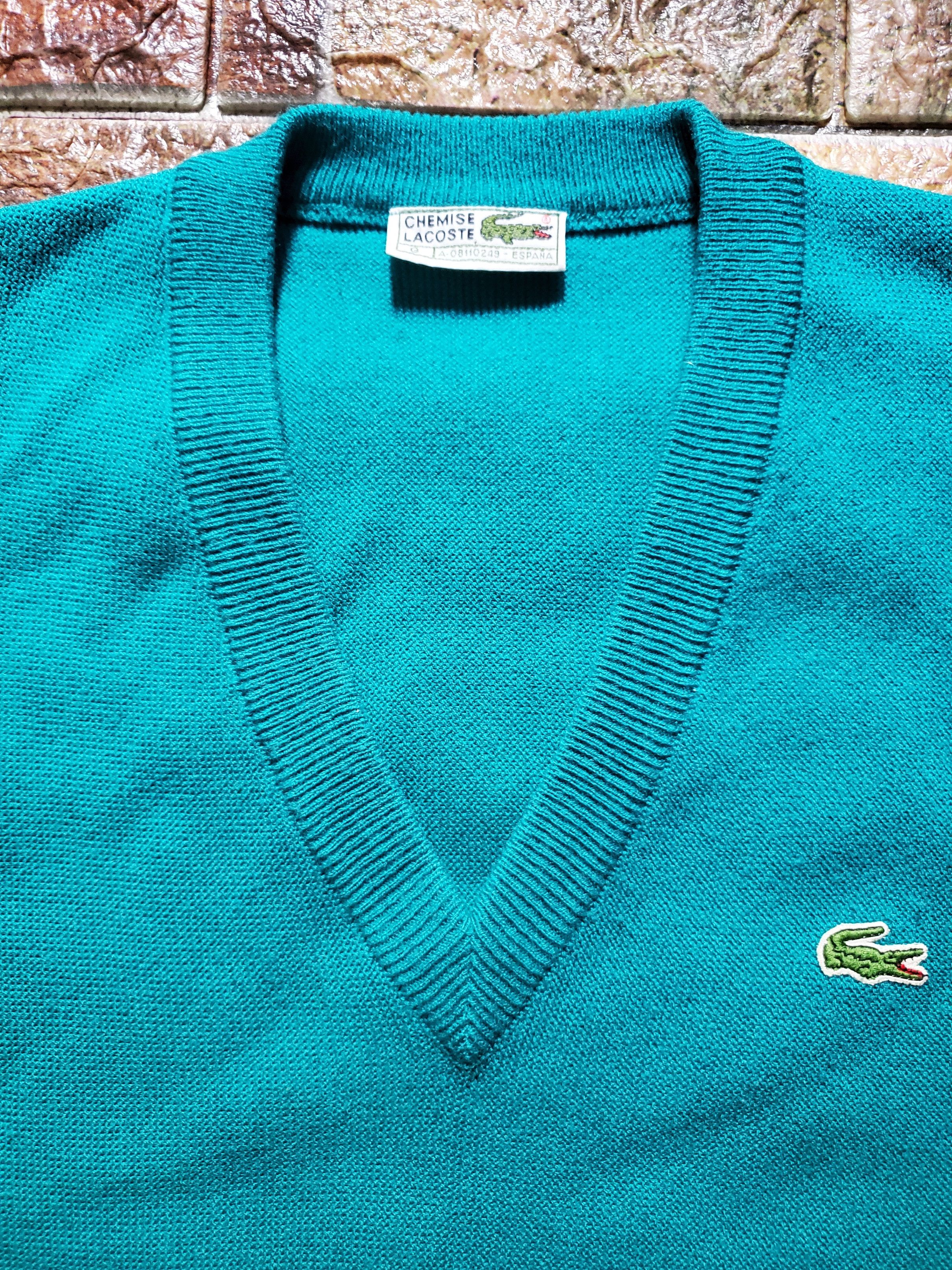 Lacoste Lacoste vintage cardigan Size US L / EU 52-54 / 3 - 3 Thumbnail