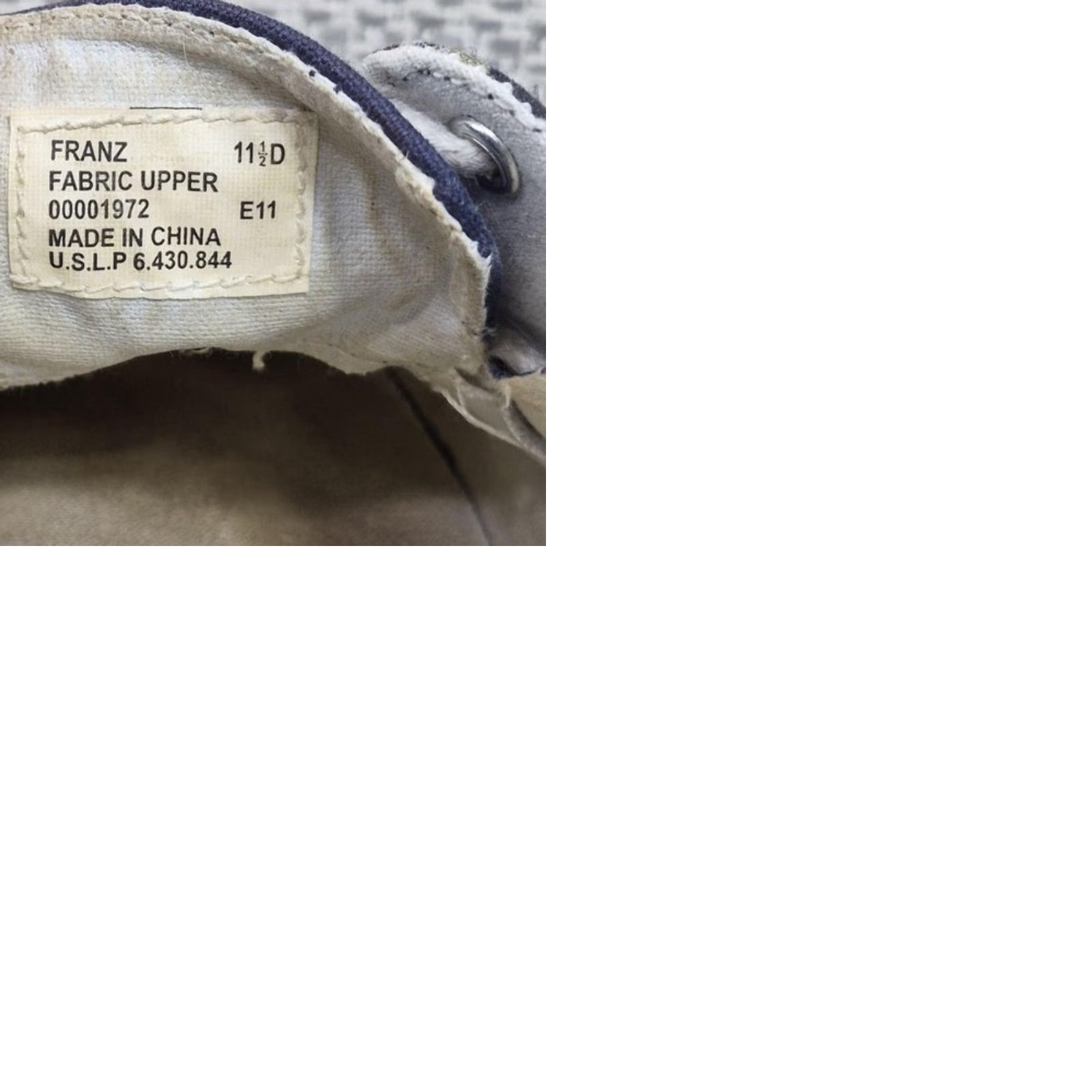Ralph Lauren Polo Ralph Lauren Franz Shoes Mens 11.5 D Blue Plaid Boat Casual Sneakers Size US L / EU 52-54 / 3 - 9 Thumbnail