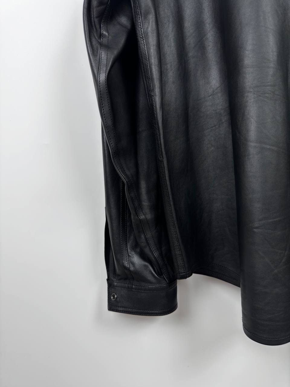 Vetements Vetements Leather Overshirt Jacket Size US S / EU 44-46 / 1 - 9 Thumbnail