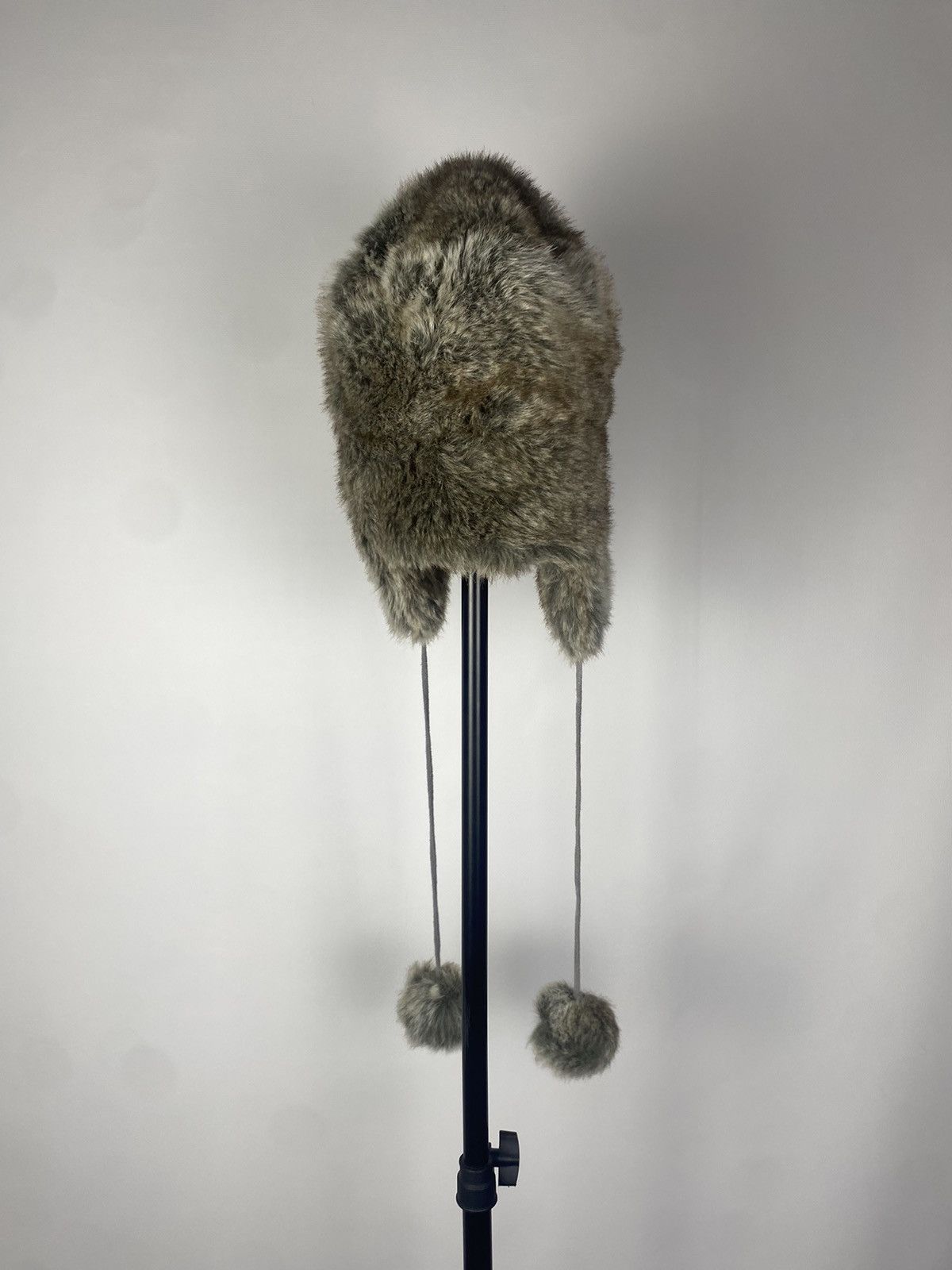 Hysteric Glamour × Vintage Crazy Y2K Mohair Fuzzy Hat Ushanka Punk Huge Size ONE SIZE - 6 Thumbnail