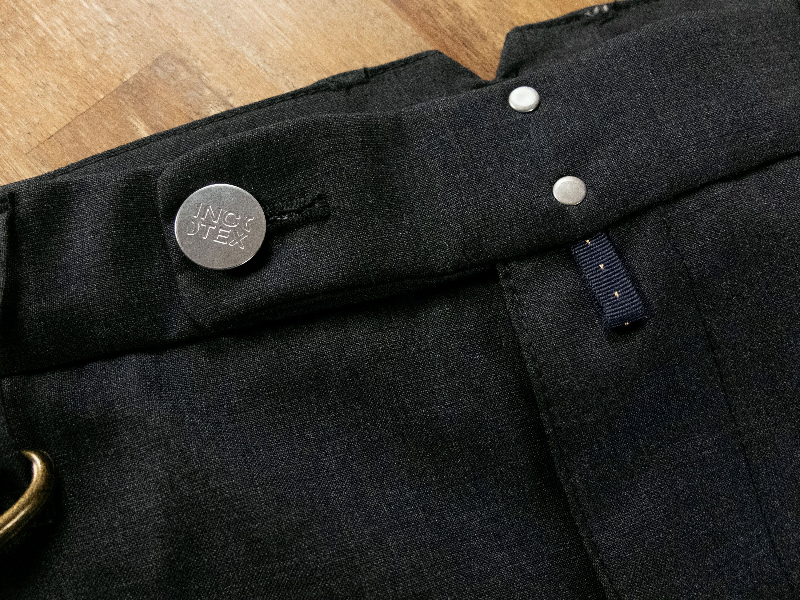 Incotex INCOTEX Blue Division anthracite gray slim fit wool pants 37 Size US 37 - 5 Thumbnail