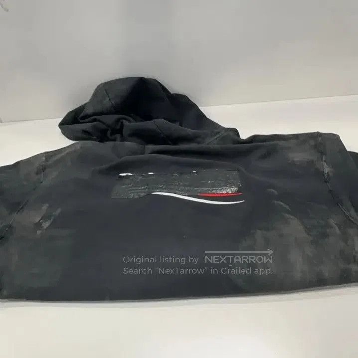 Balenciaga Balenciaga Tie-Dye Logo Hoodie Jacket in Black. Size US M / EU 48-50 / 2 - 8 Thumbnail