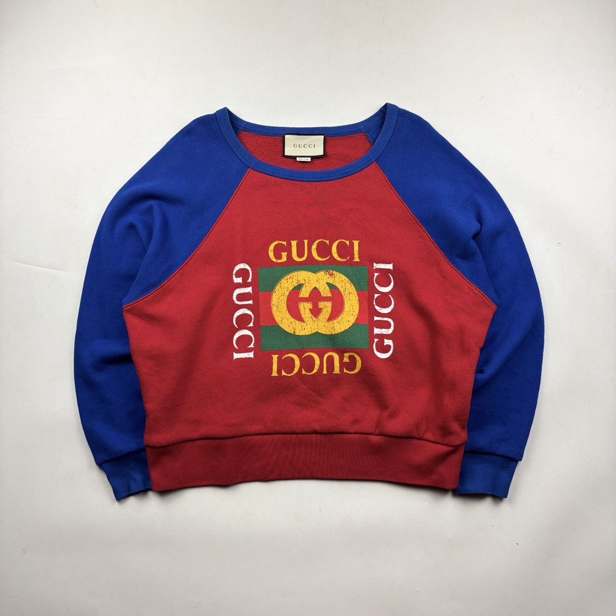 Gucci Gucci Printed Loopback Jersey Sweatshirt Size S / US 4 / IT 40 - 1 Thumbnail