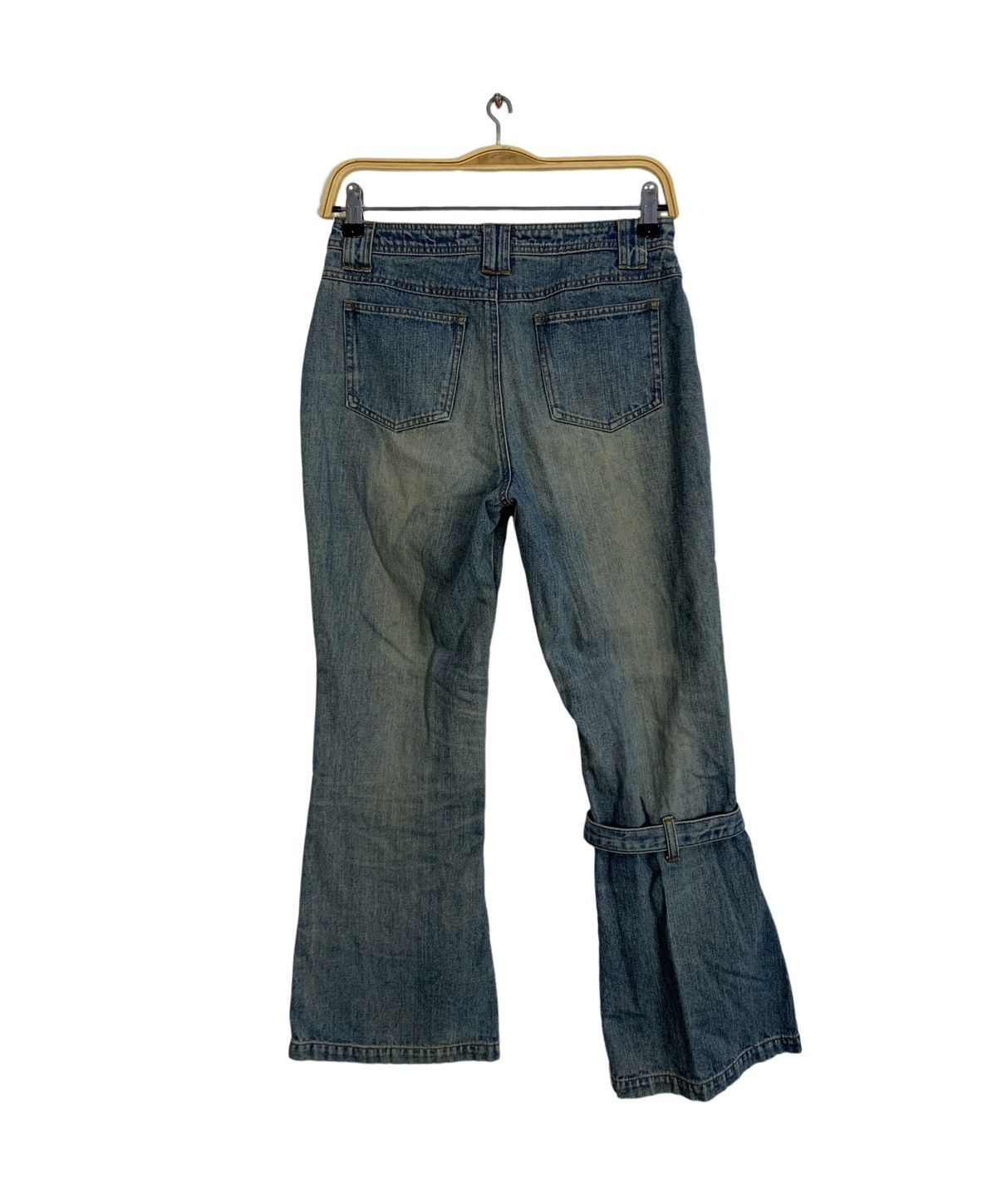 Japanese Brand Cyber Punk Bondage Anime Character Denim Jeans Size 27" / US 4 / IT 40 - 2 Thumbnail