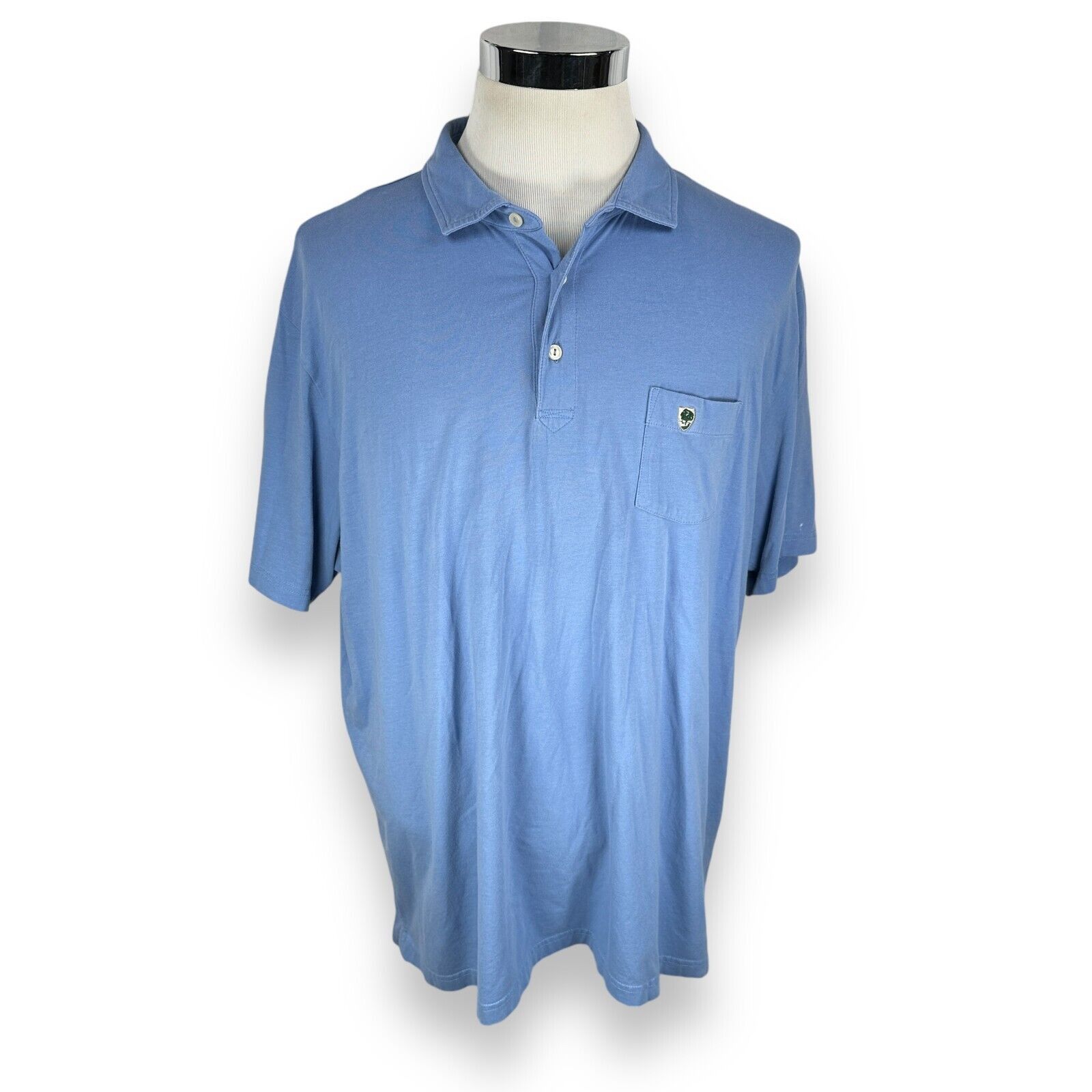 Peter Millar Peter Millar Seaside Wash Polo Shirt Men’s 2XL XXL Blue Size US XXL / EU 58 / 5 - 1 Thumbnail