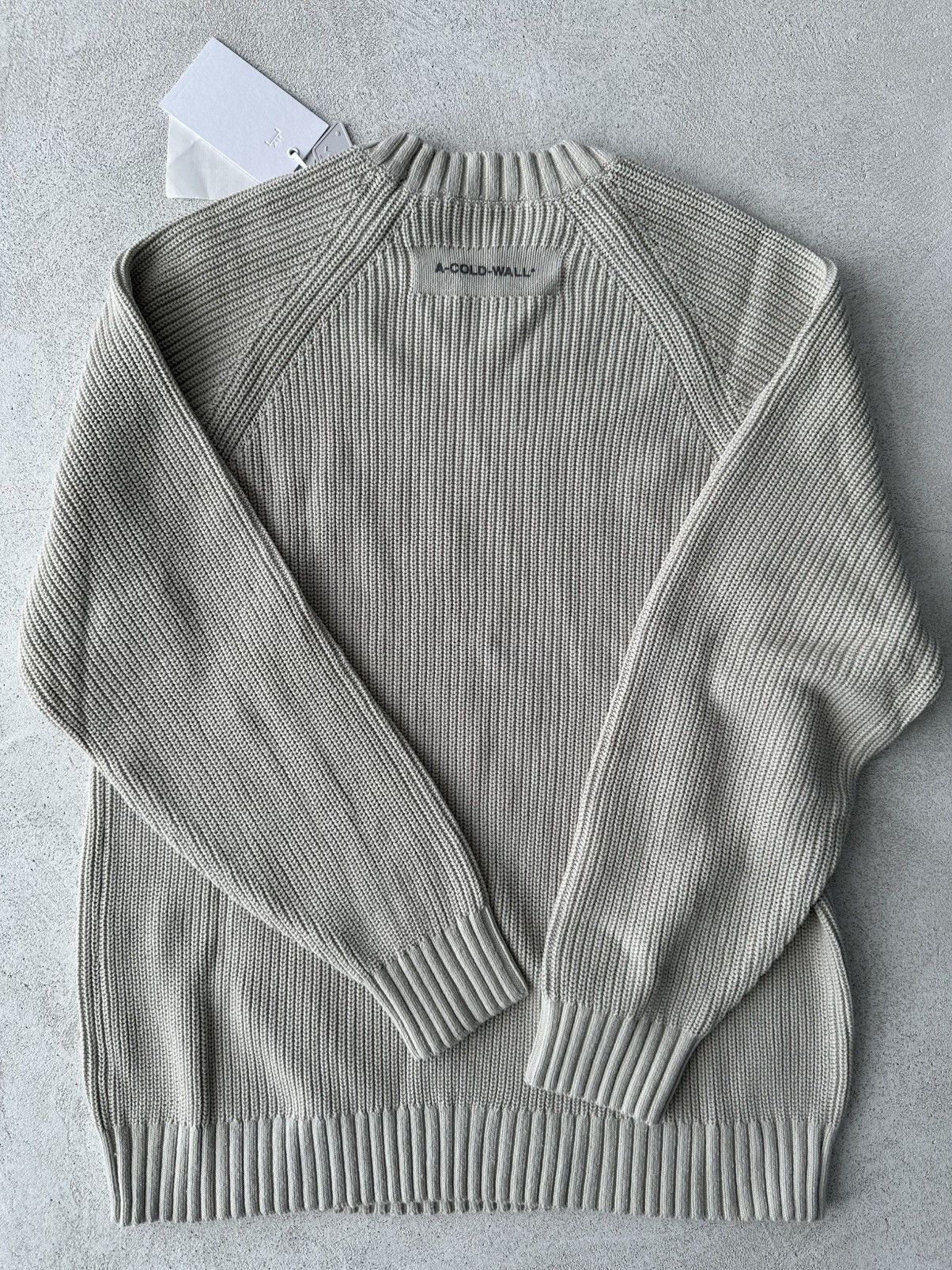 A-COLD-WALL* A-COLD-WALL* Sweater Grey Crew Neck Size US M / EU 48-50 / 2 - 2 Thumbnail