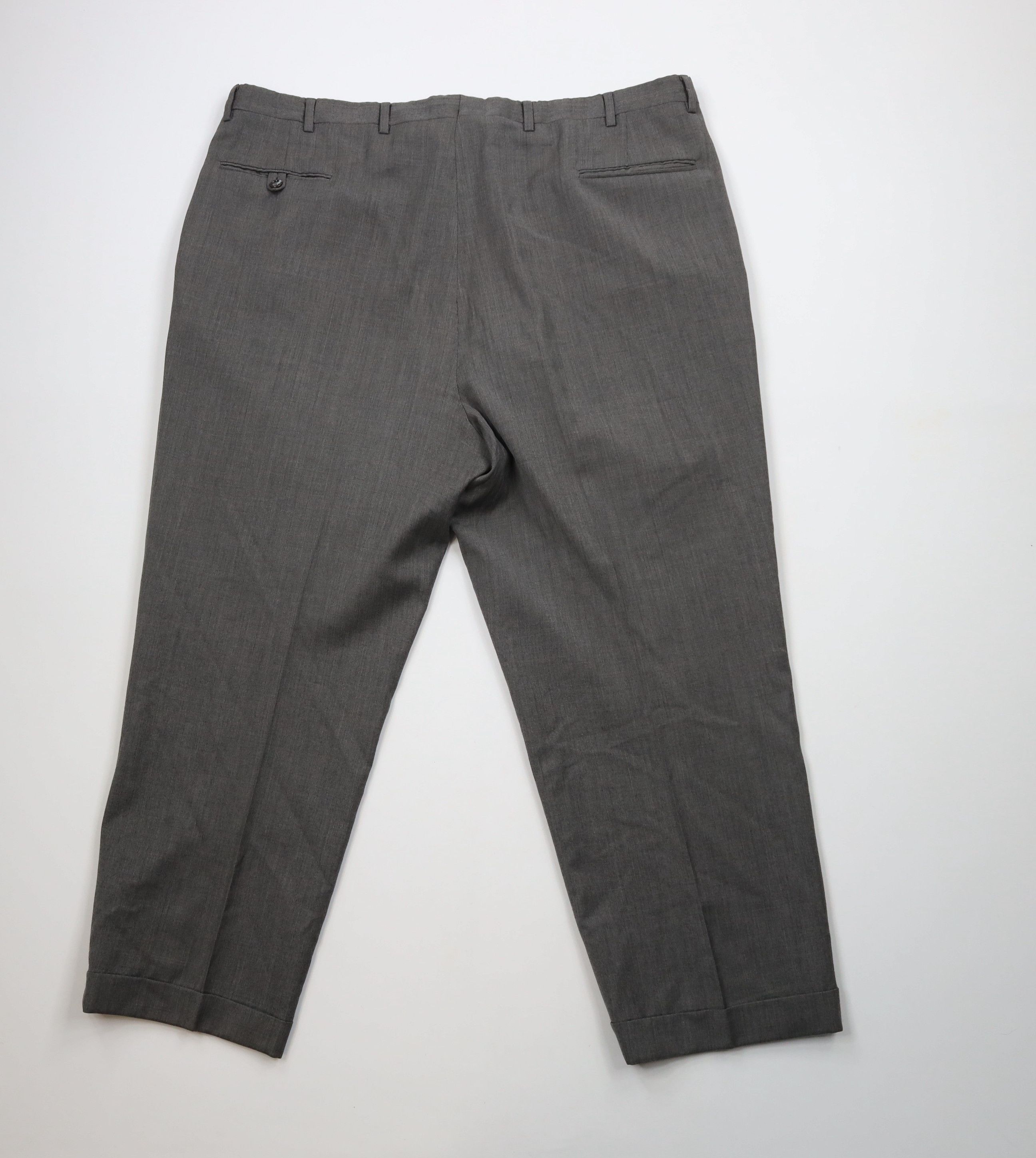 Vintage Vintage 90s Streetwear Cuffed Wool Wide Leg Chino Pants Size US 44 / EU 60 - 11 Thumbnail