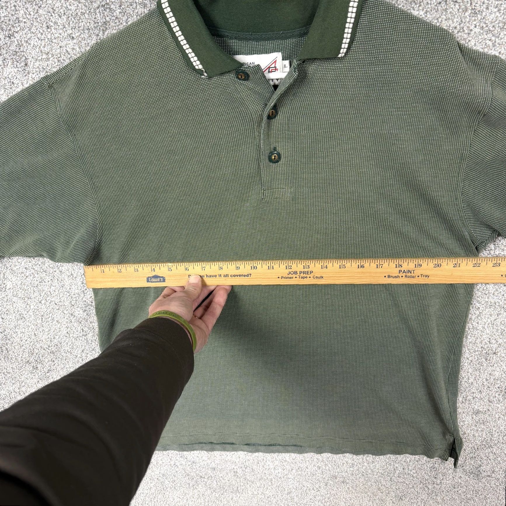 Vintage American Team Sports Pro Celebrity Polo Shirt Mens L Green Polo Shirt Size US L / EU 52-54 / 3 - 3 Thumbnail
