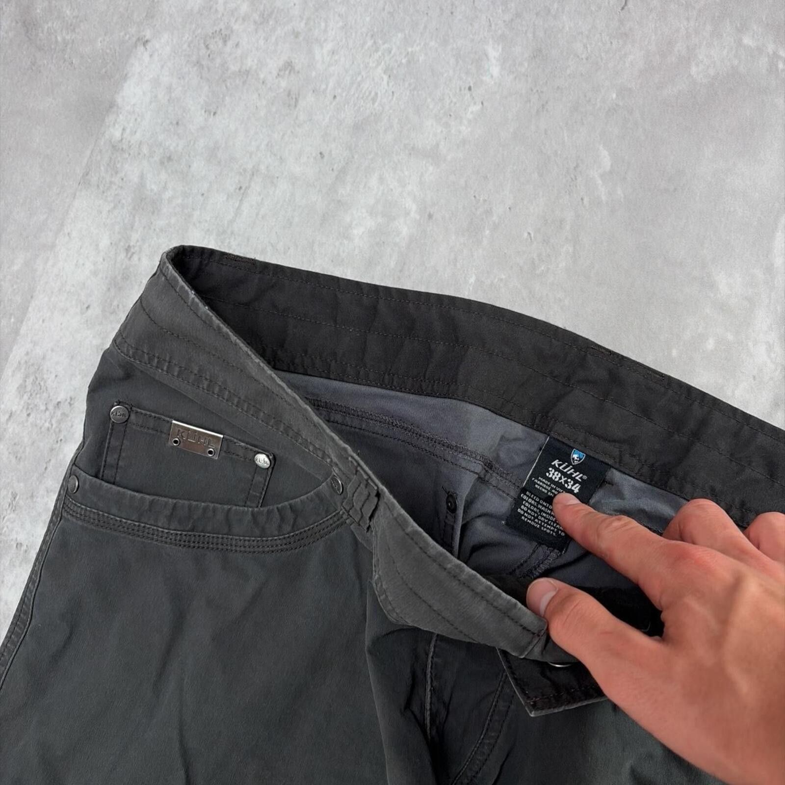 Kuhl Y2K Grey KÜHL Loose Gorpcore Hiking Carpenter Pants Size US 38 / EU 54 - 5 Thumbnail