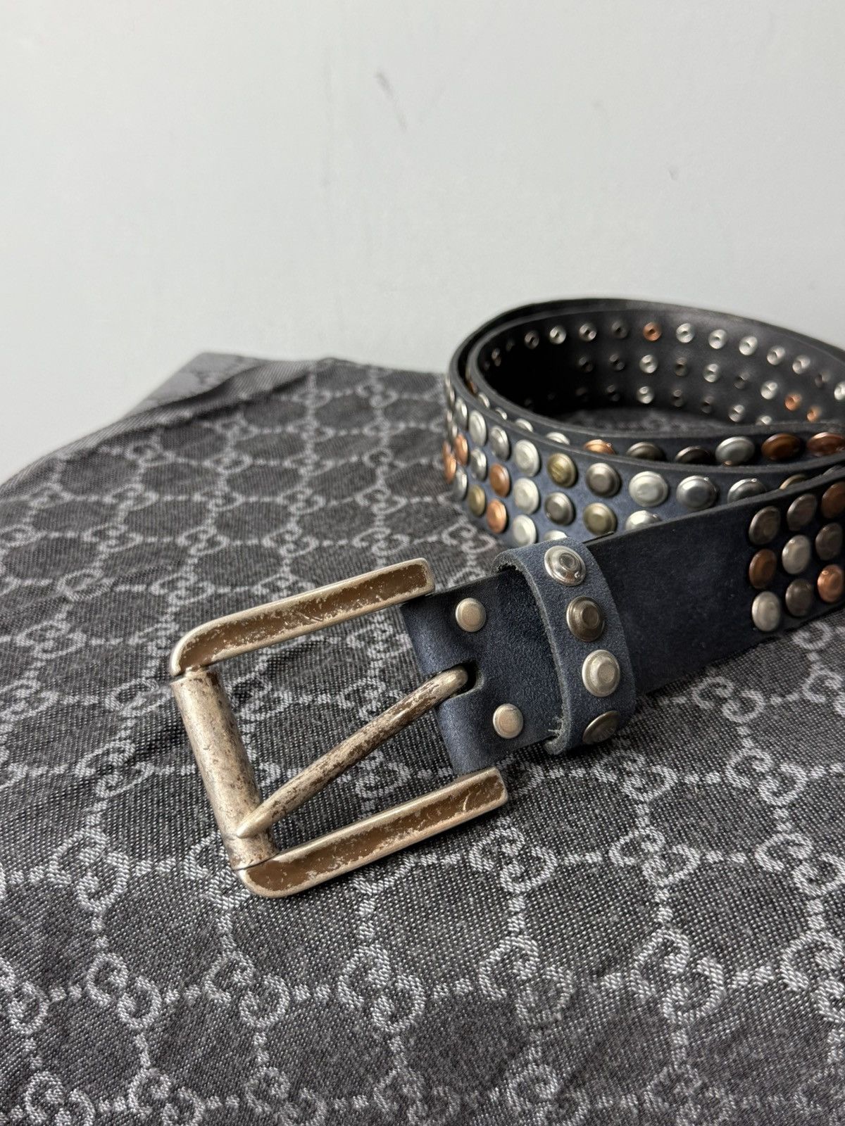Japanese Brand Vintage Y2K Crazy Metal Belt Drip Diesel japan Hype bb Simon Size ONE SIZE - 2 Thumbnail