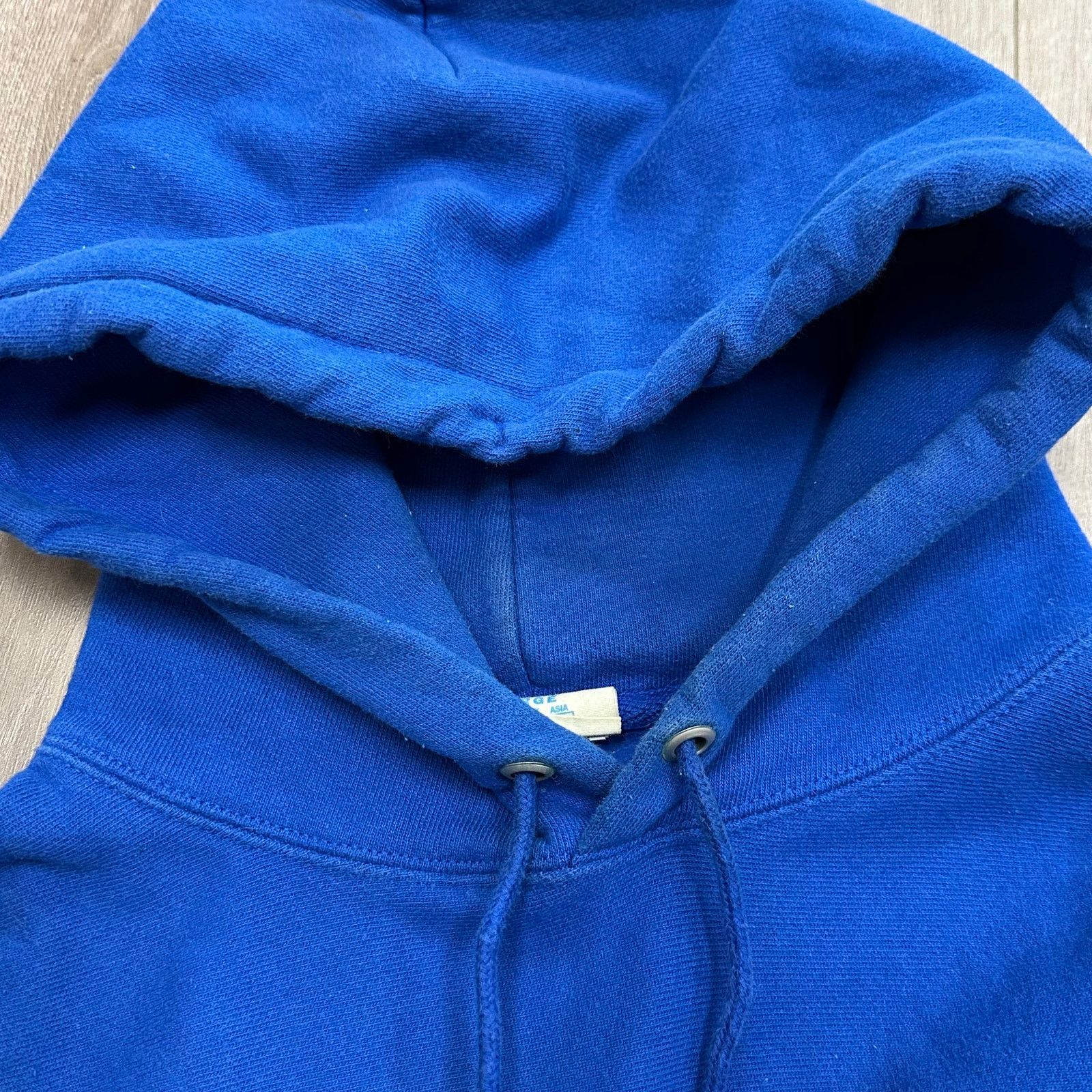 Champion vintage blue Champion reverse weave script Hoodie Sweater Size US L / EU 52-54 / 3 - 7 Thumbnail