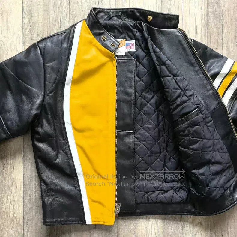 Schott Schott Thick castrated cowhide stand-up collar motorcycle Size US XS / EU 42 / 0 - 7 Thumbnail