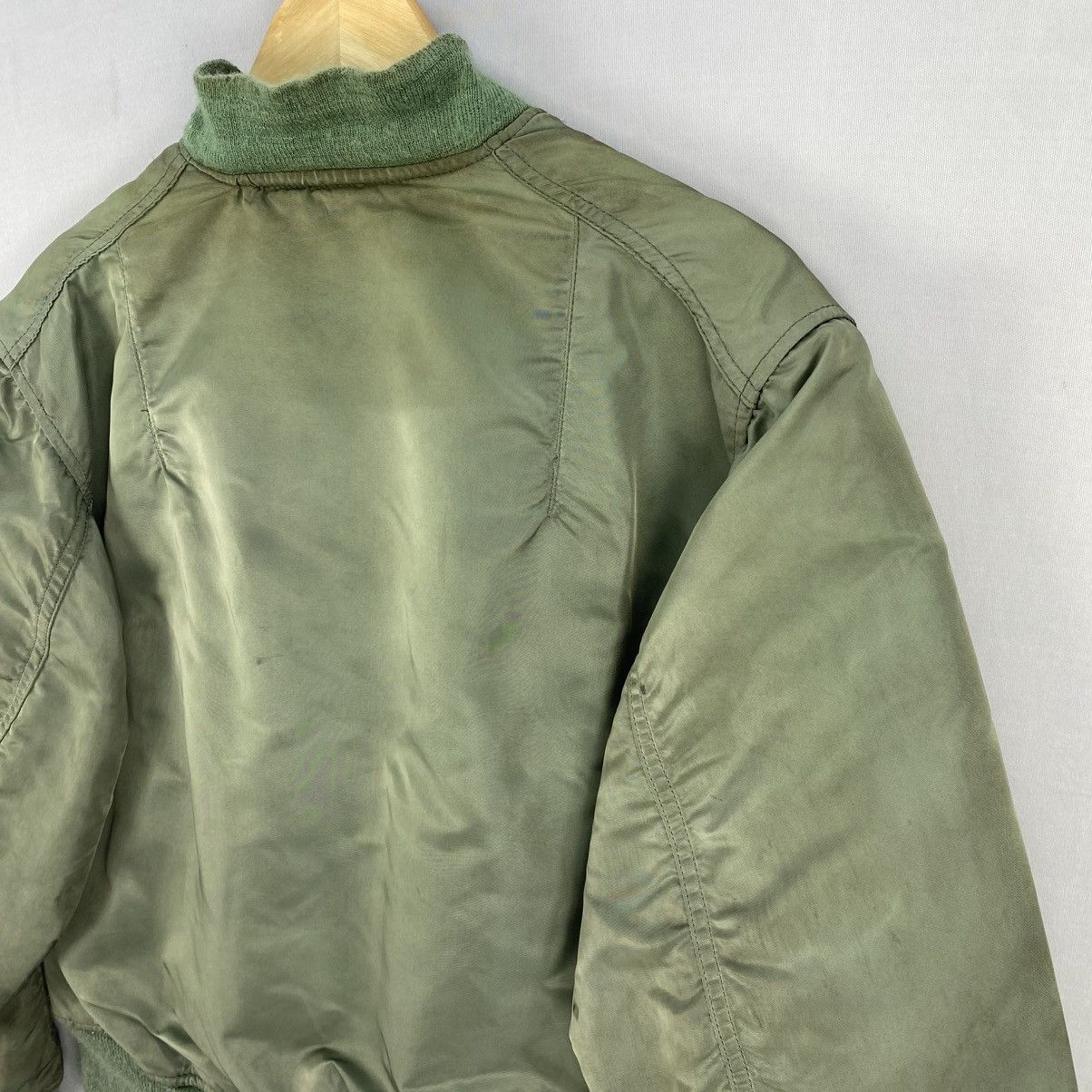 VINTAGE】80〜90s made in USA MA-1 Vintage Alpha Industries Bomber