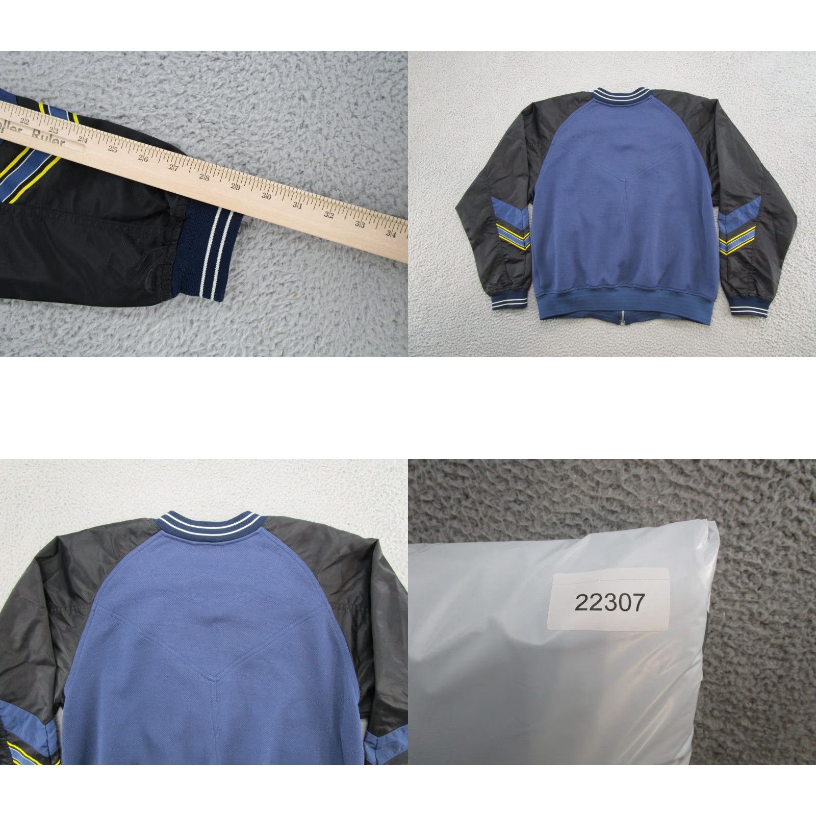 Nike VINTAGE Nike White Tag Women’s Full Zip Windbreaker Jacket Navy Blue 90s Size L Womens Size L / US 10 / IT 46 - 8 Thumbnail
