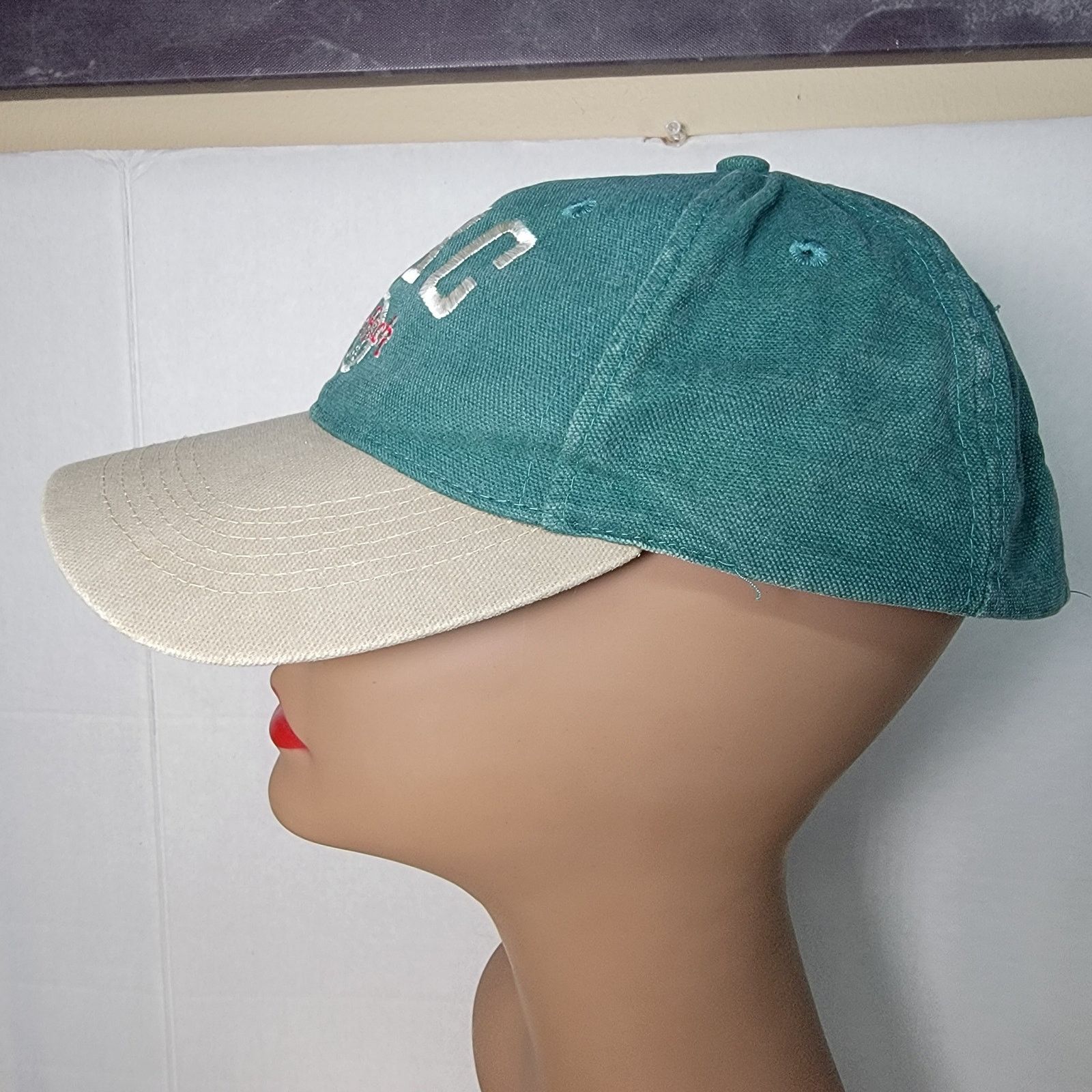 Hard Rock Cafe Hard Rock Cafe Mexico Adjustable Green Ballcap Size ONE SIZE - 5 Thumbnail