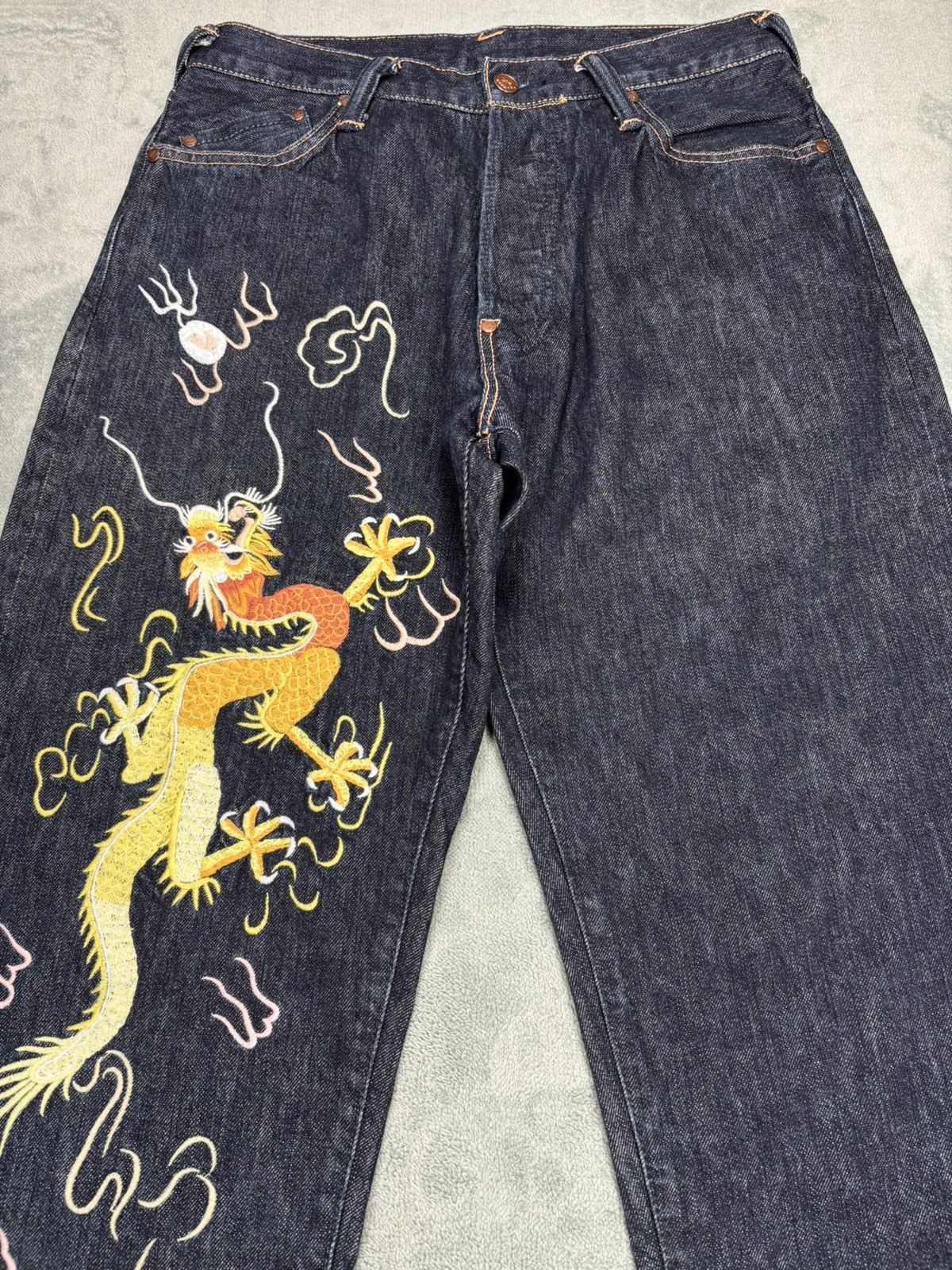 Evisu Vintage Evisu Yamane Tiger Dragon Motive. S018 Size US 30 / EU 46 - 3 Thumbnail