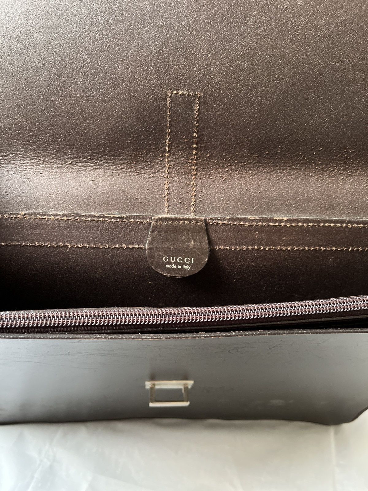 Gucci Gucci Vintage Leather Portfolio / Document Case Size ONE SIZE - 8 Thumbnail