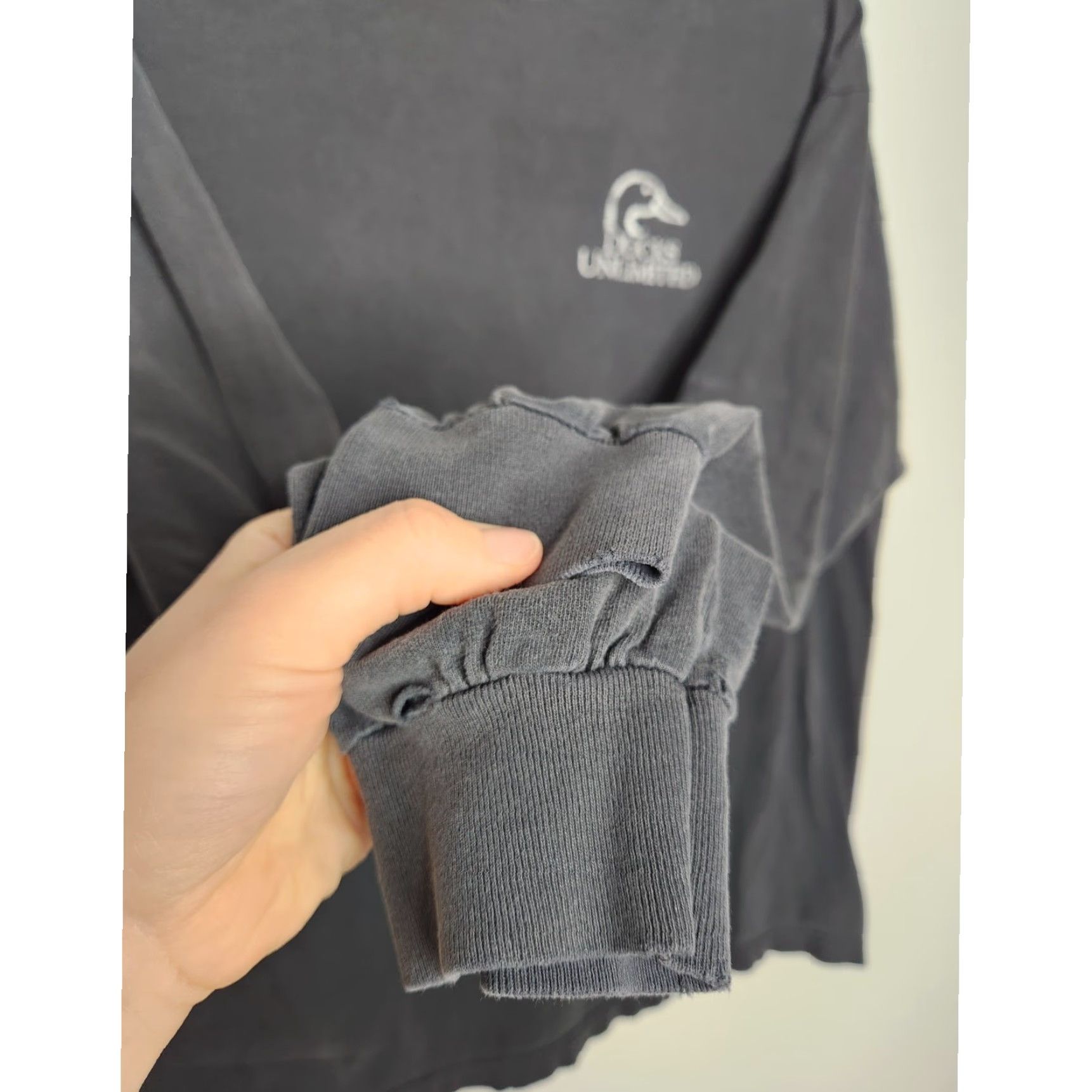 Vintage VINTAGE Ducks Unlimited Shirt Unisex Adults XL Black Long Sleeve Nature Hunting Fishing 90s 00s AOP Size US XL / EU 56 / 4 - 7 Thumbnail