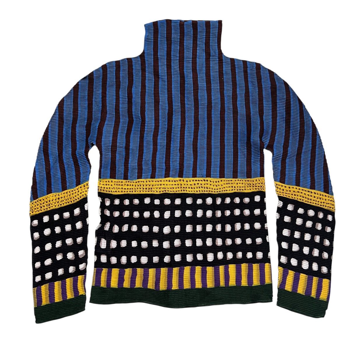 Issey Miyake 🔥 Issey Miyake Me Pleated Long Sleeve Size US S / EU 44-46 / 1 - 3 Thumbnail