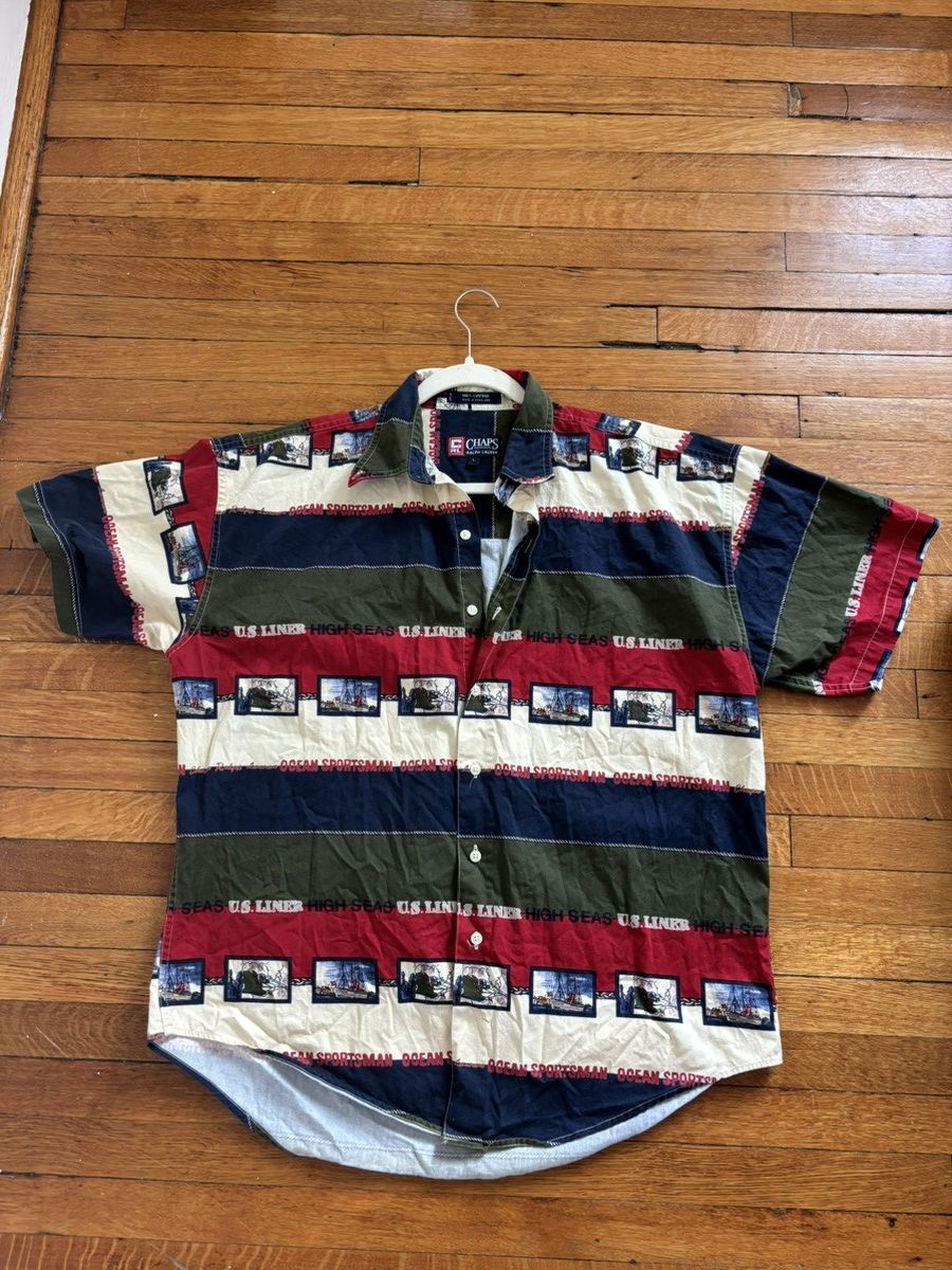 Chaps Ralph Lauren Vintage 1992 Chaps Ralph Lauren LINER Button up Size US XL / EU 56 / 4 - 1 Thumbnail