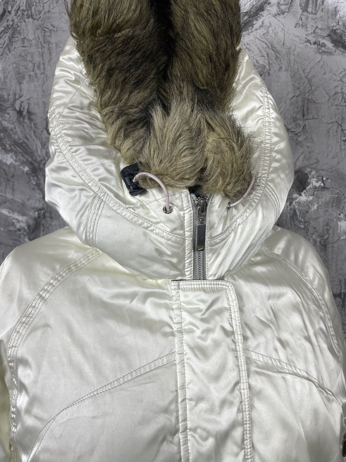 Le Grande Bleu (L.G.B.) × Nike Nike Very Rare Fur Zip Hood Jacket Y2K IfSixWasNine Style Size US S / EU 44-46 / 1 - 10 Thumbnail