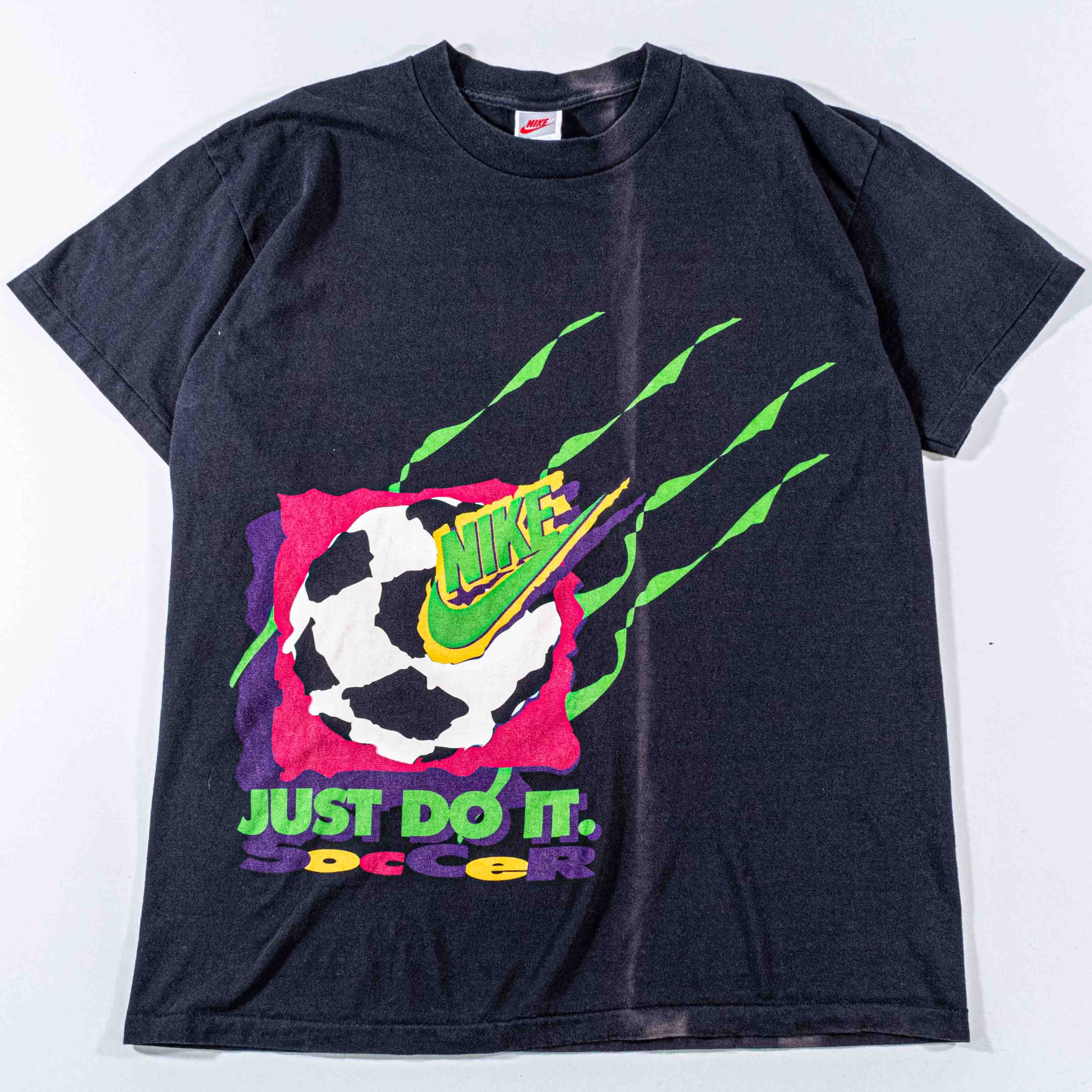 Nike Vintage Nike Soccer Just Do It AOP T-Shirt 90s World Cup Size US L / EU 52-54 / 3 - 1 Thumbnail