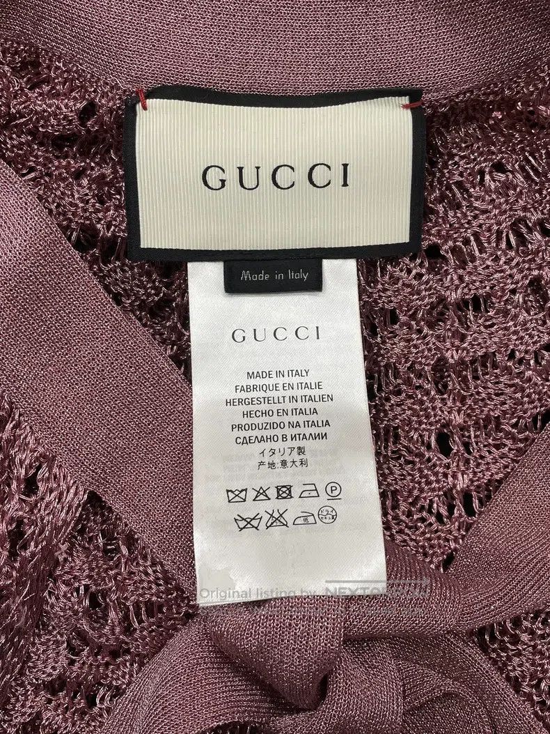 Gucci Gucci Pink laced cloak shawl coat Size ONE SIZE - 4 Thumbnail