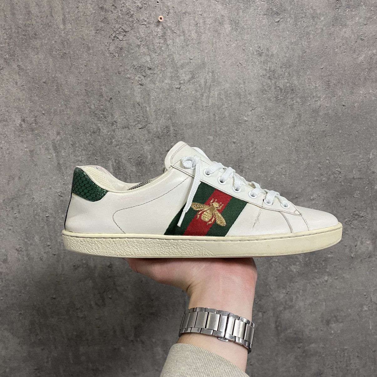 Gucci Gucci Ace Bee Shoes Size US 8.5 / EU 41-42 - 2 Thumbnail