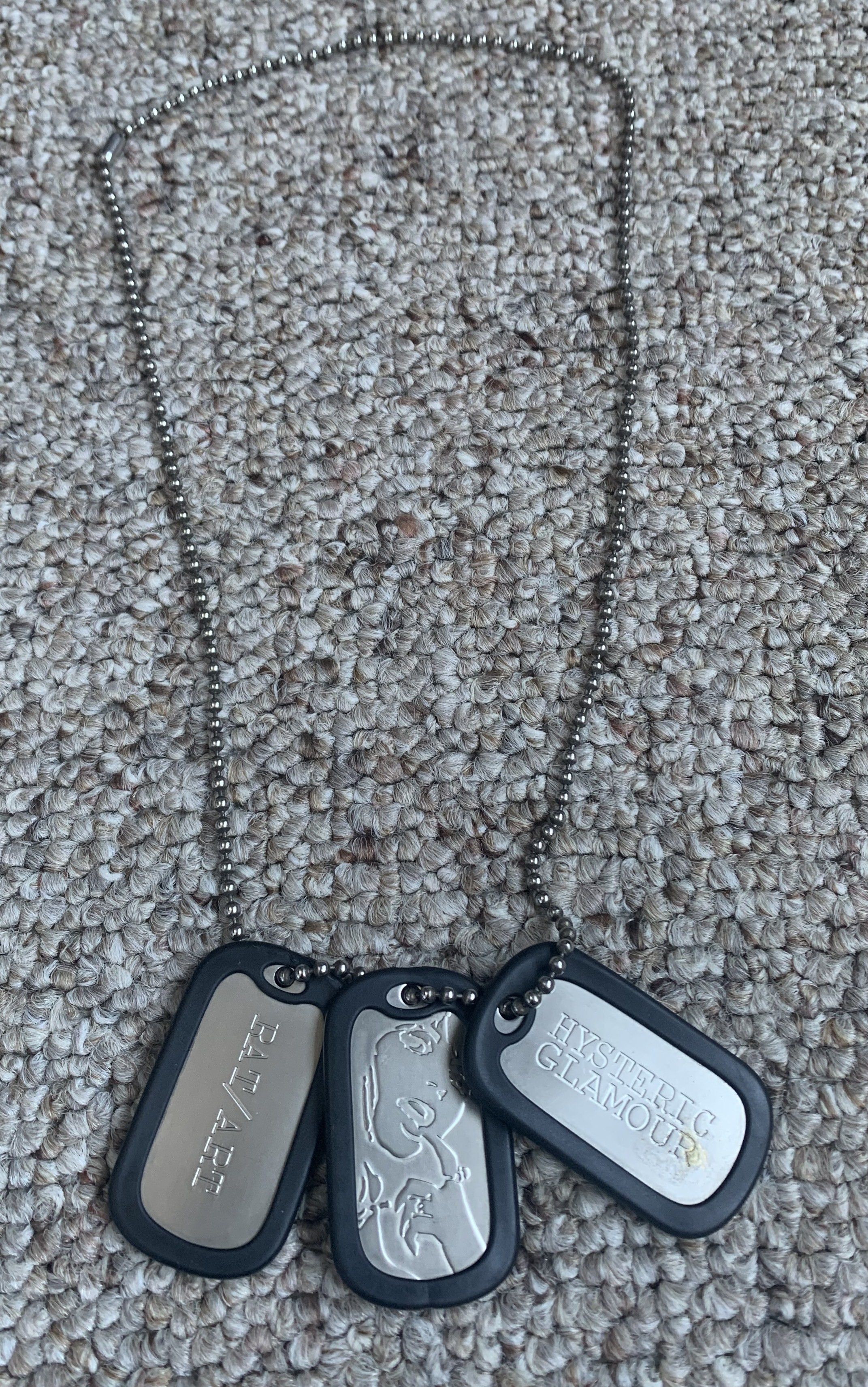 Hysteric Glamour Vintage Hysteric Glamour Dog Tags Necklace Size ONE SIZE - 2 Thumbnail