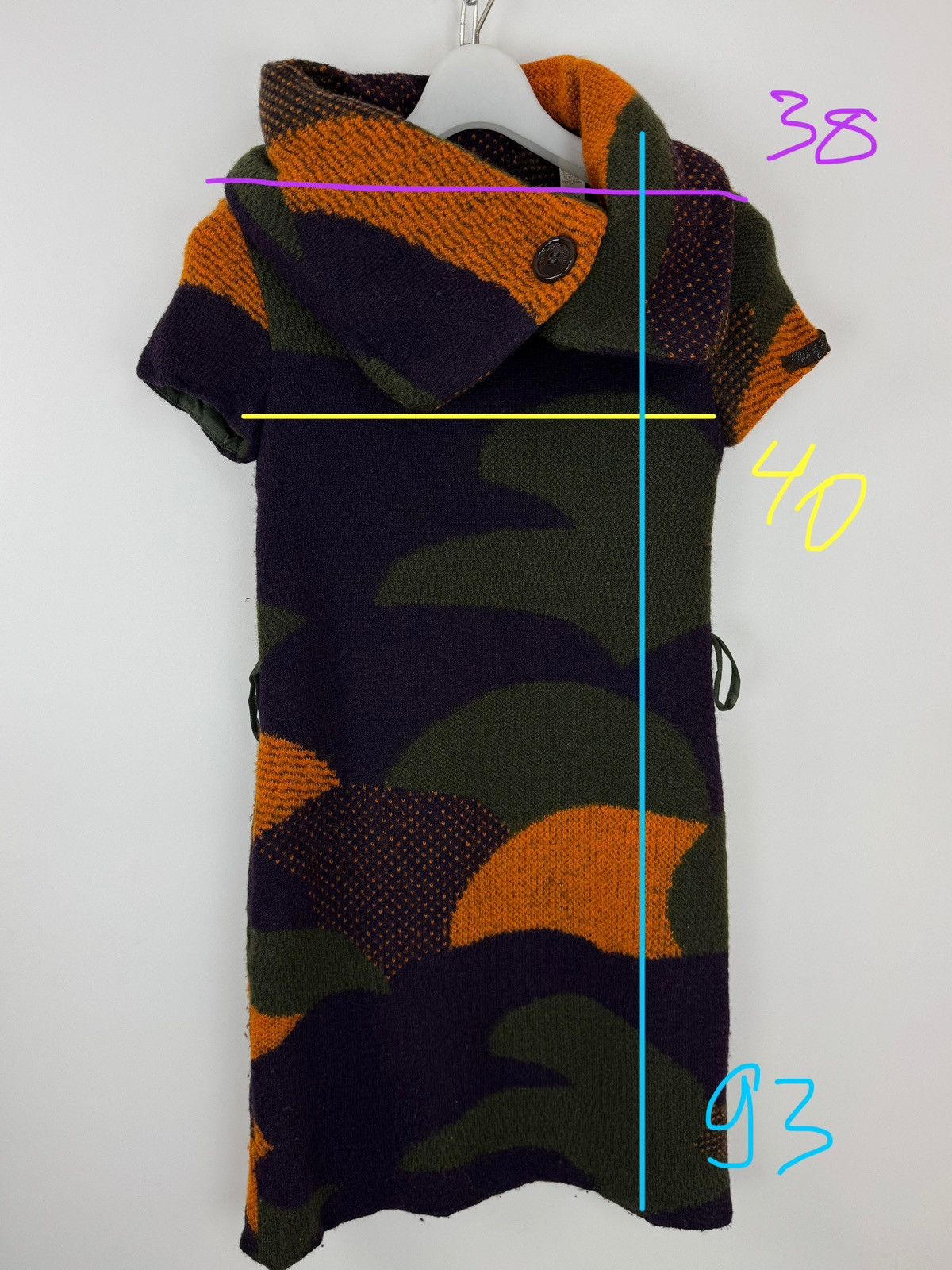Miss Sixty Miss Sixty wool midi dress turtleneck short sleeve Size M / US 6-8 / IT 42-44 - 13 Thumbnail