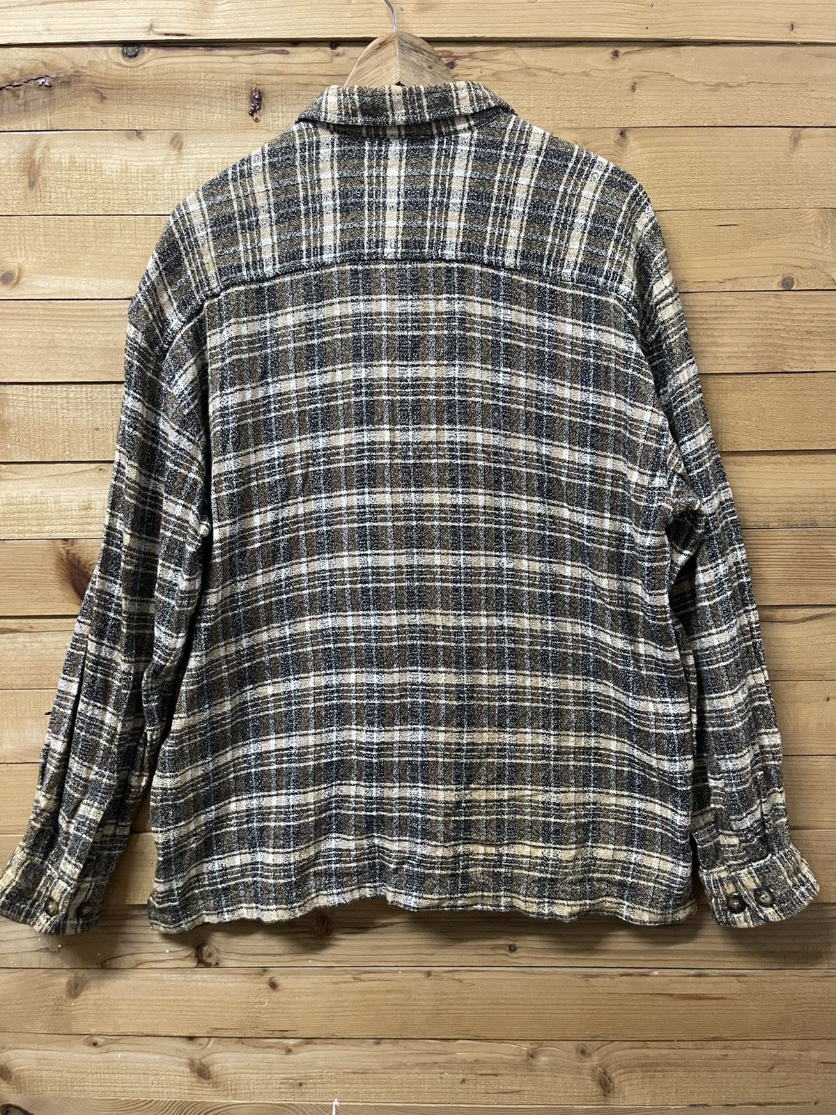 Vintage Vintage 90s lucky strike flannel shirt Size US L / EU 52-54 / 3 - 2 Thumbnail