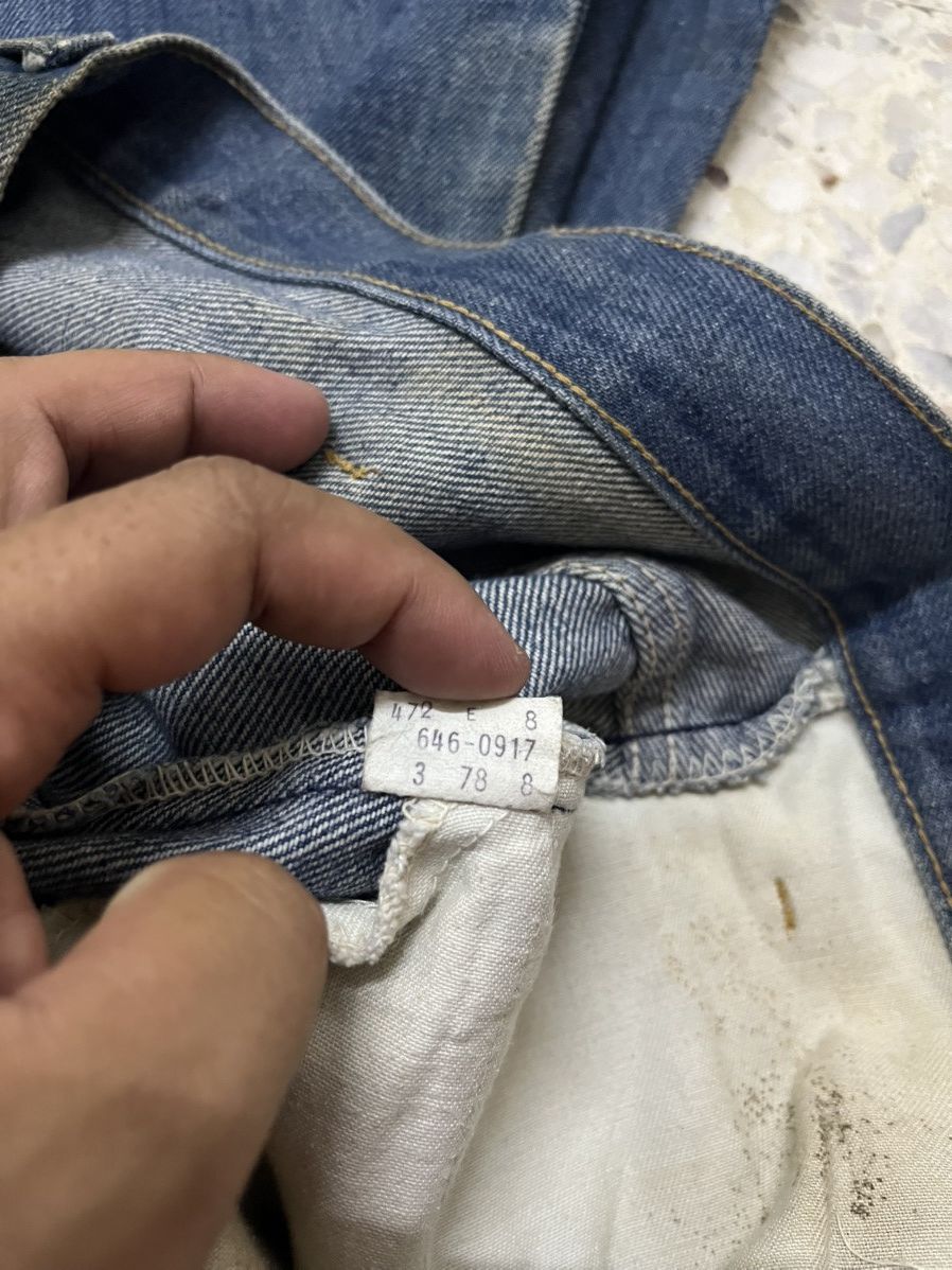 Levi's True crazy vintage rare 70s levis oren tag 646 bell bottom Size US 37 - 12 Thumbnail