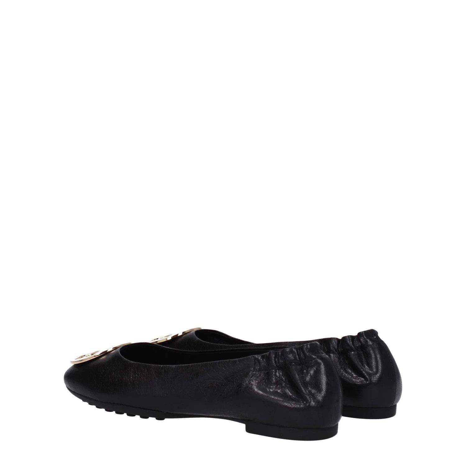 Tory Burch ob1o1e1124 Leather Ballet Flats in Black Size US 6 / IT 36 - 4 Thumbnail