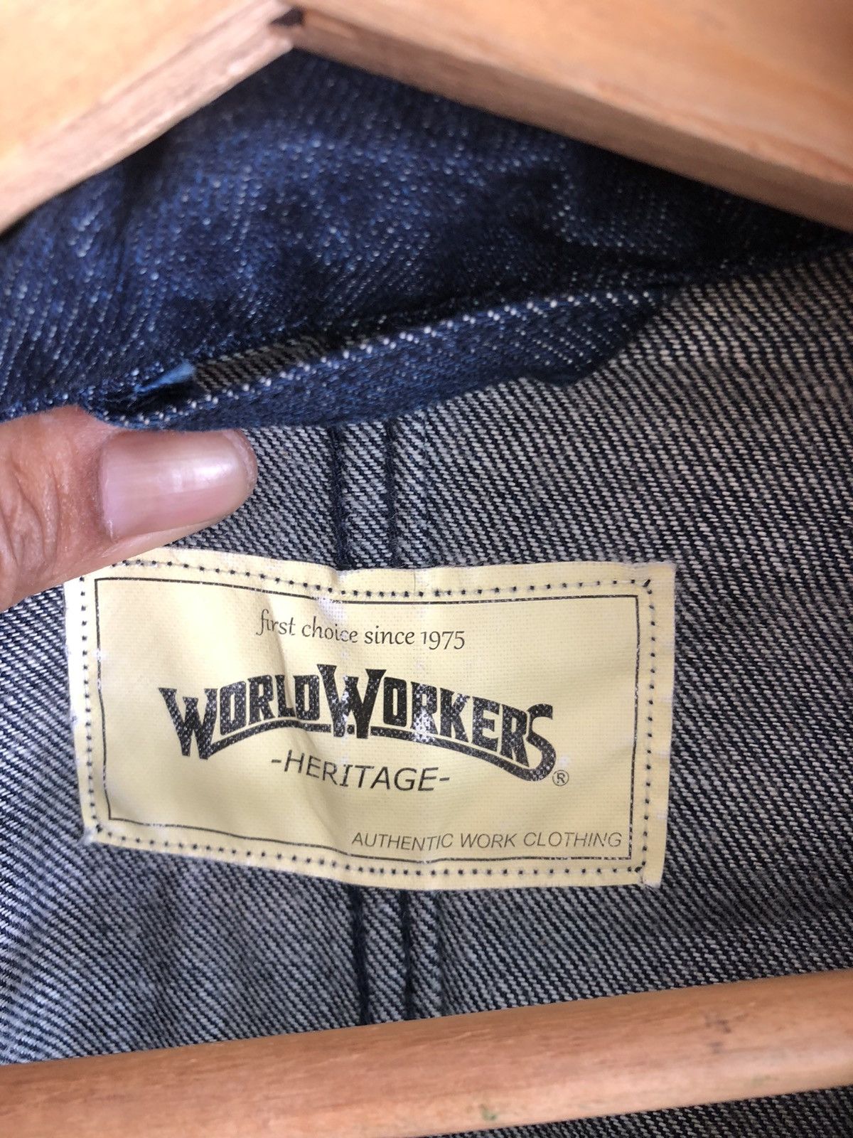 Big John × Japanese Brand Vintage Y2K World Workers Jacket By Big John Size US M / EU 48-50 / 2 - 4 Thumbnail