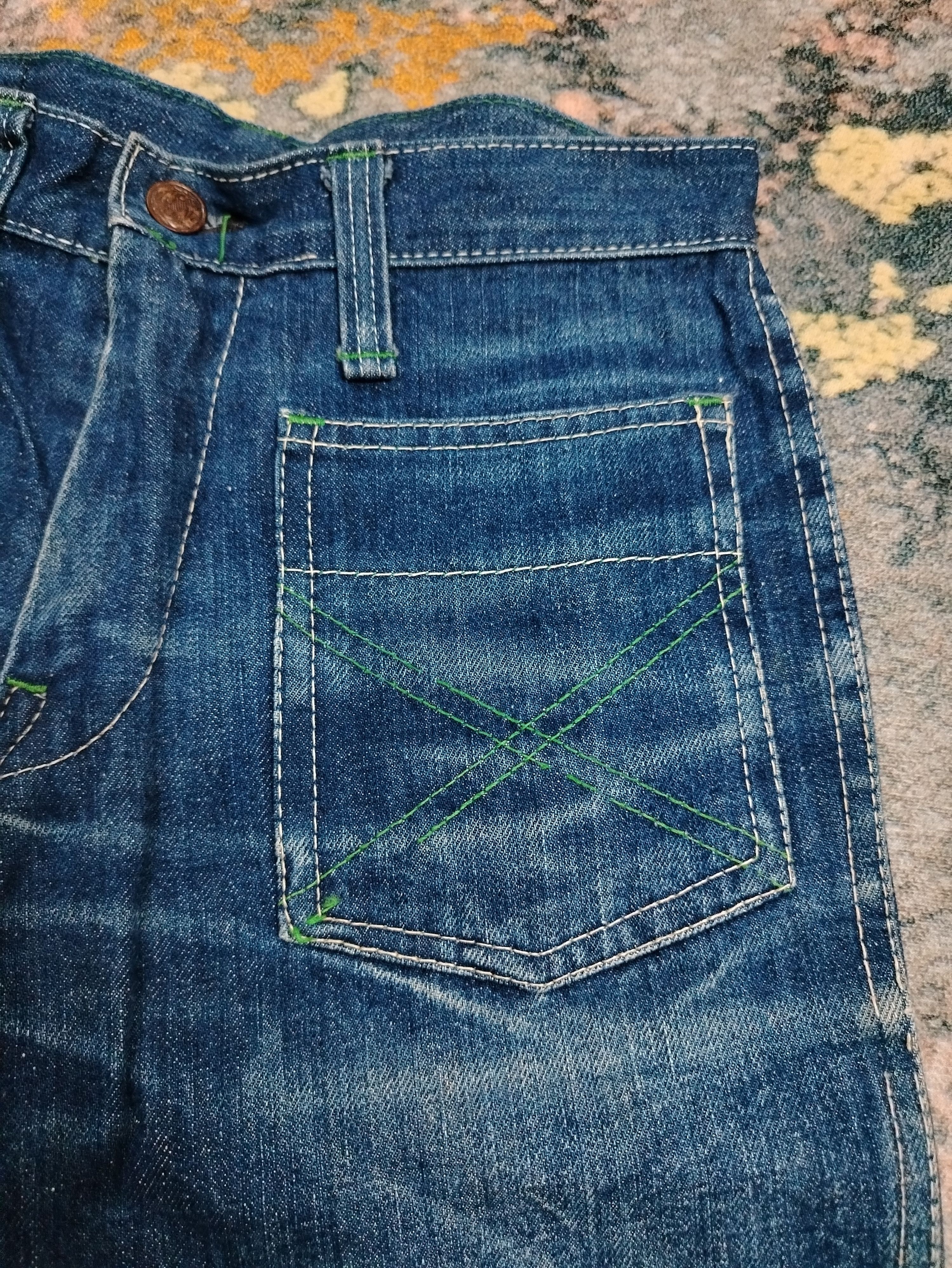 Vintage Vintage 70s Corn Popper bell bottom jeans Size 28" / US 6 / IT 42 - 11 Thumbnail