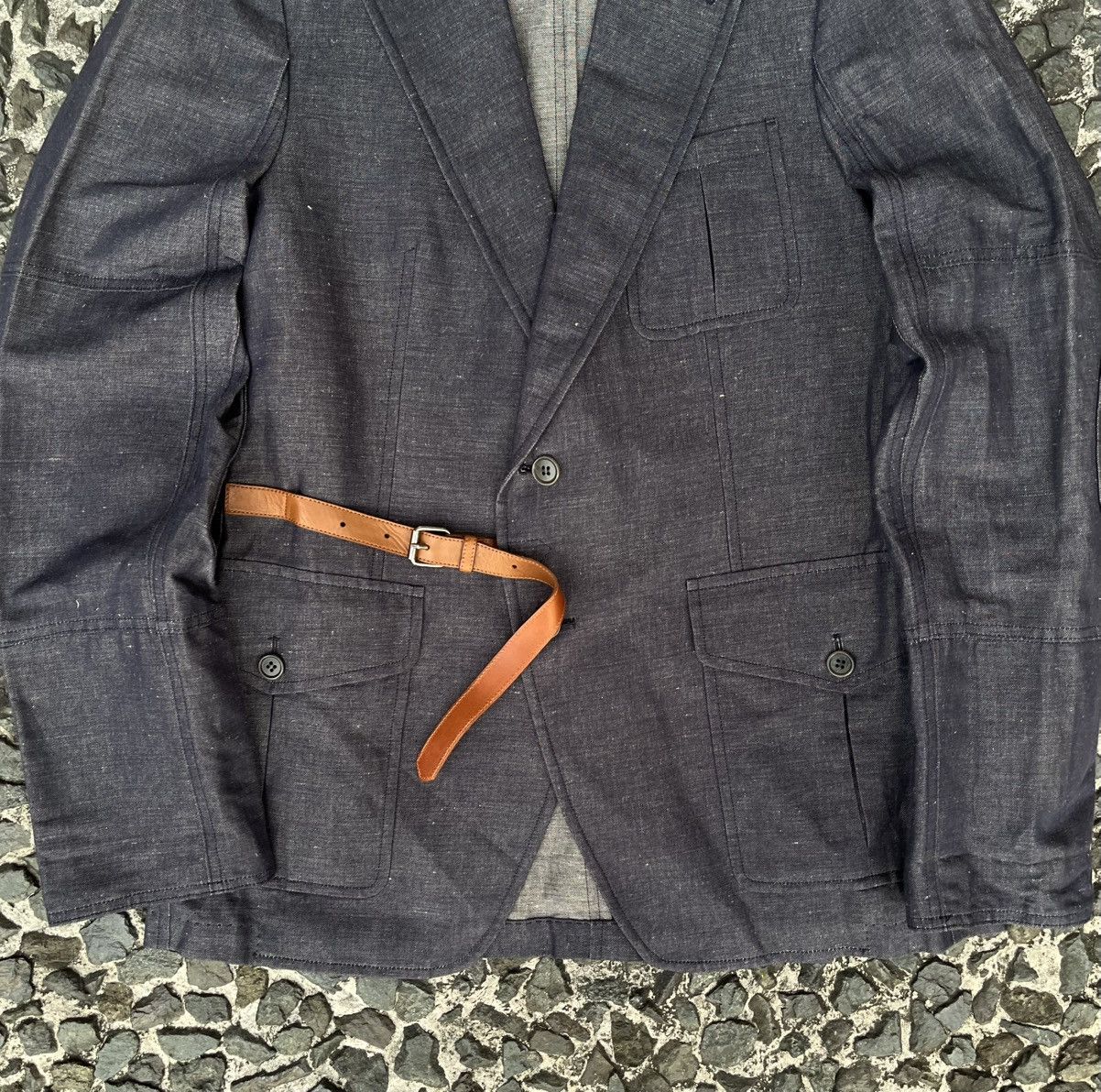 Dries Van Noten Dries Van Noten SS2011 Belted Accent Blazer Jacket Size US M / EU 48-50 / 2 - 3 Thumbnail