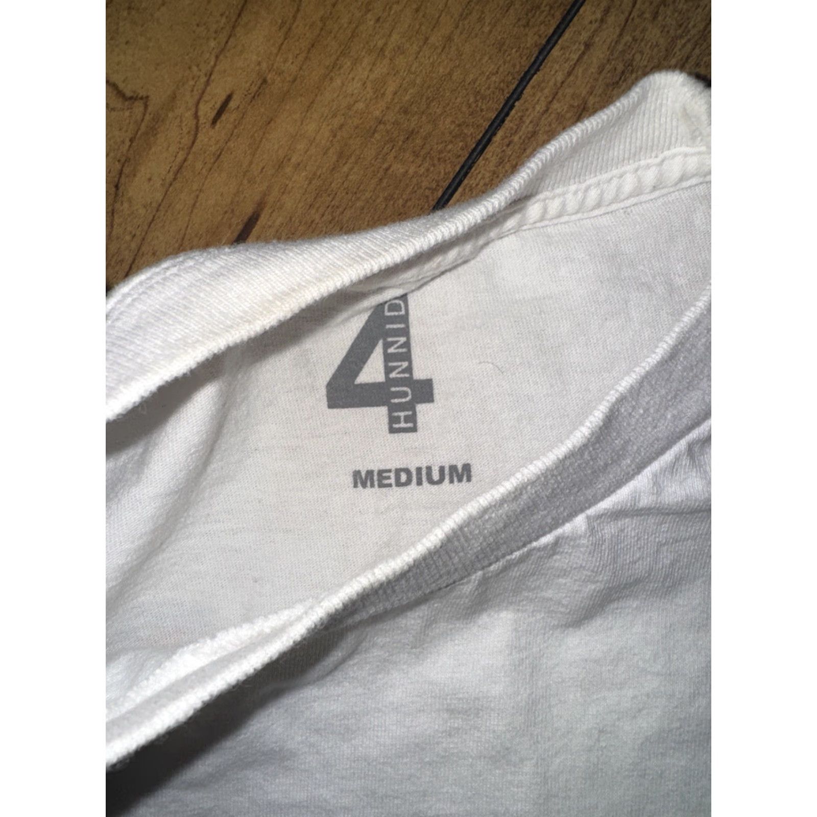 Vintage VINTAGE? 4Hunnid Long Sleeve Graphic Tee White M Good Sex No Stress Mens Shirt Size US M / EU 48-50 / 2 - 6 Thumbnail