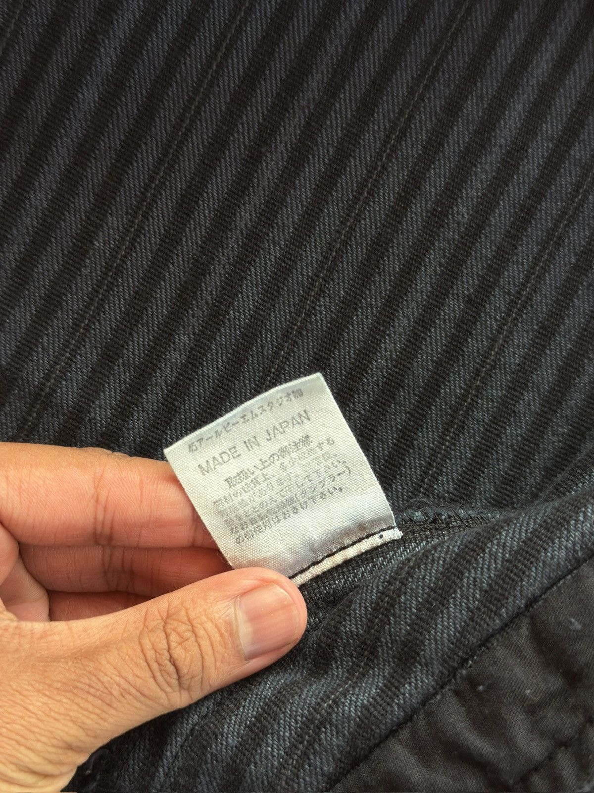 45rpm 45R Indigo Herringbone Pinstripe Denim Jacket Size US M / EU 48-50 / 2 - 4 Thumbnail