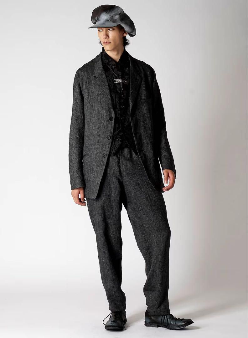 Yohji Yamamoto Yohji Yamamoto 2024SSLOOK5 Linen Gabber Pants Size US 35 - 6 Thumbnail