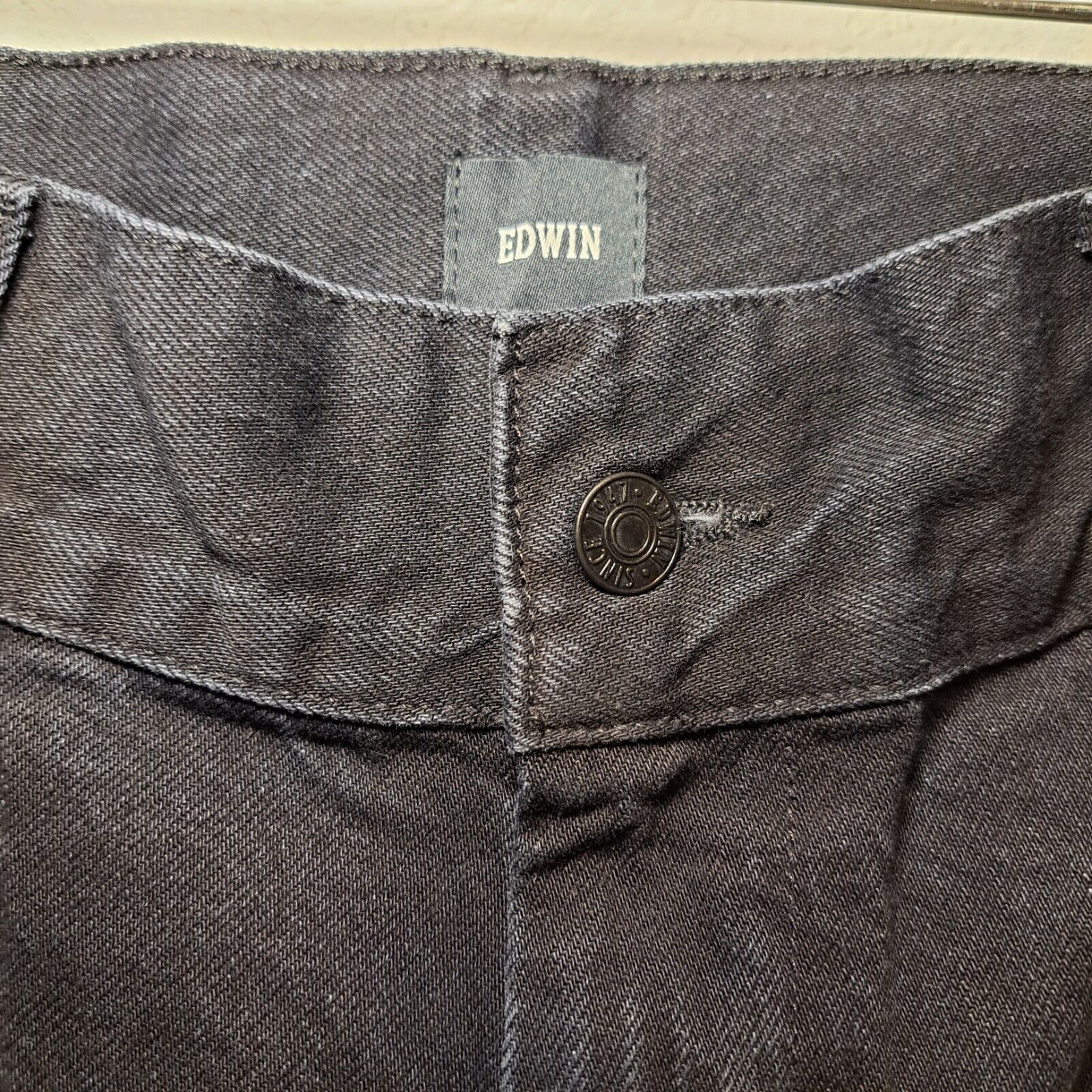 Edwin Edwin Jeans Isla Pant Color: Record, Black Size 27 NWT Size 27" / US 4 / IT 40 - 4 Thumbnail
